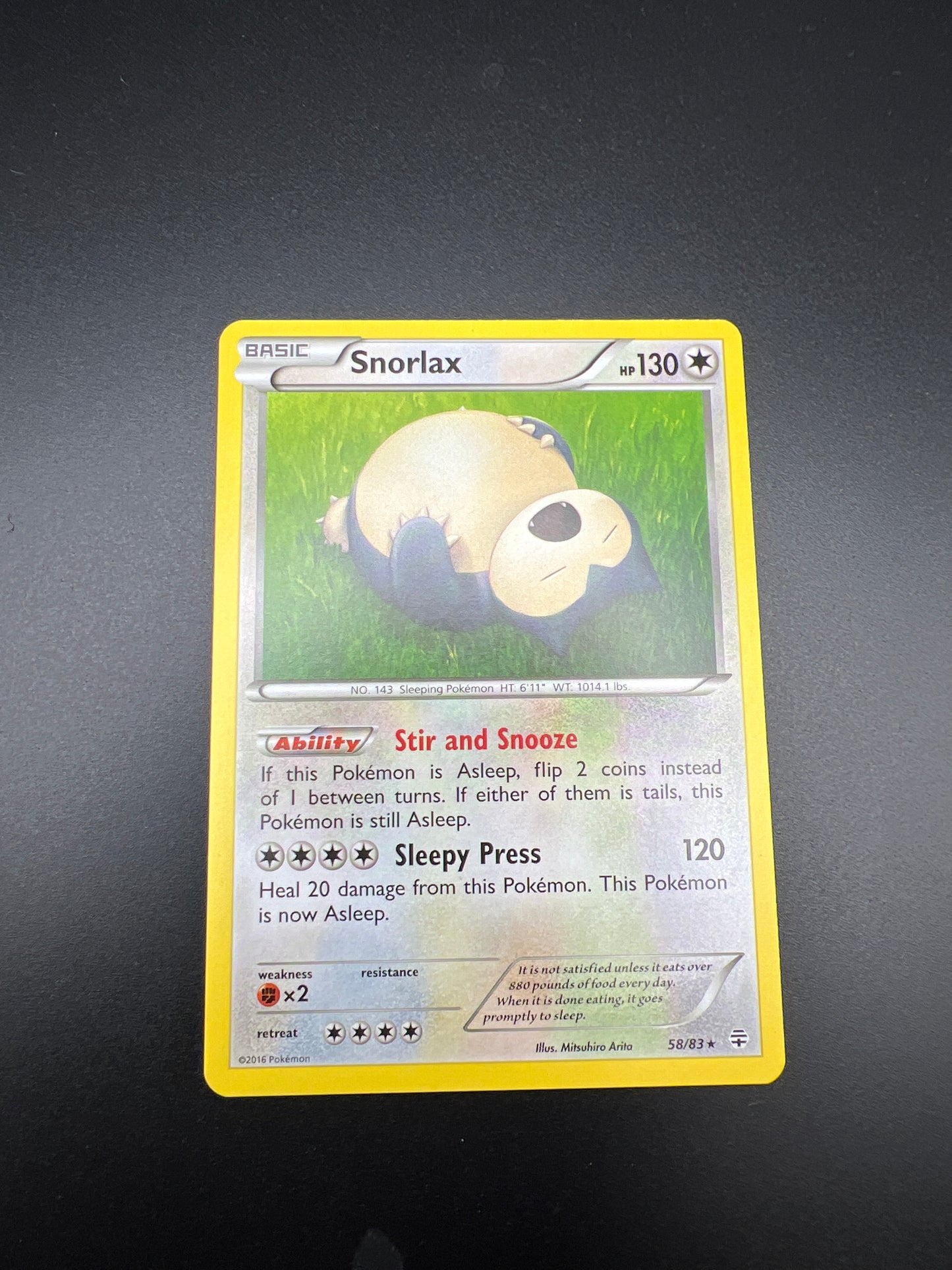 Auction Lot 166: Pokemon Cards Snorlax Non Holo Rare Generations Conditions Vary