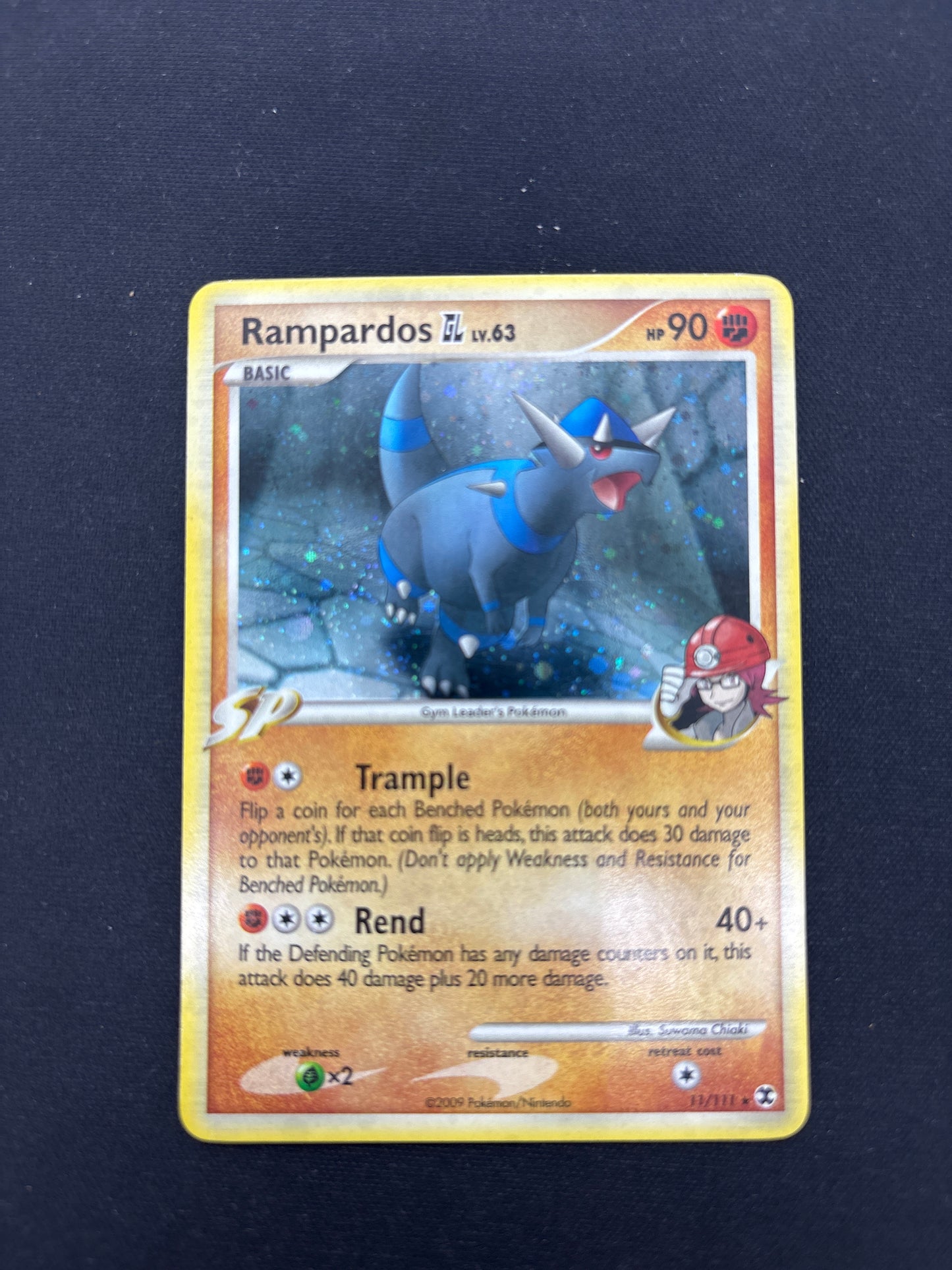 Auction Lot 298: Pokemon Card Rampardos Holo Condition Vary