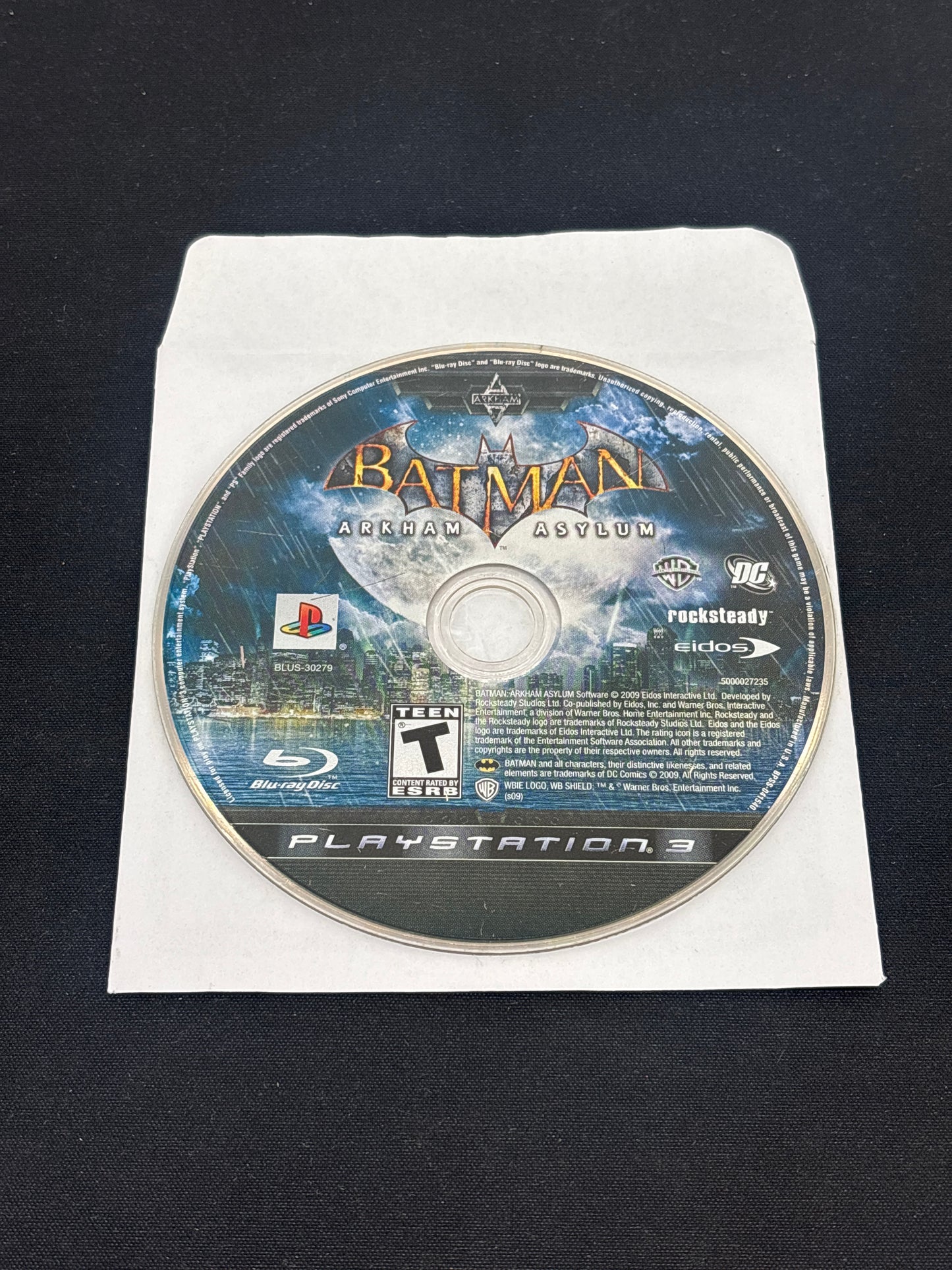 Auction Lot 166: Playstation 3 Video Game Batman Arkham Asylum