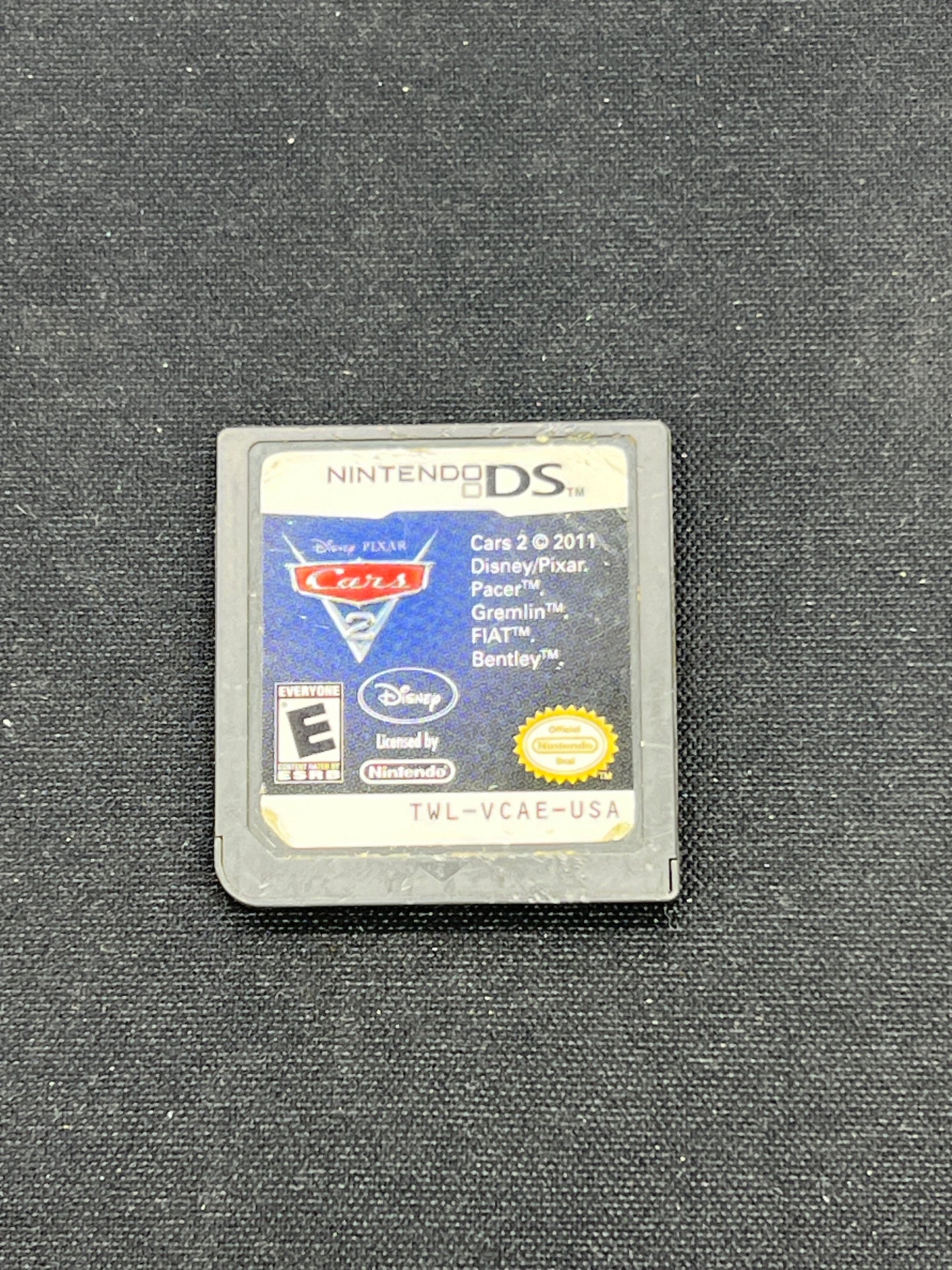 Auction Lot 204: Nintendo DS Cars 2 Cartridge Only