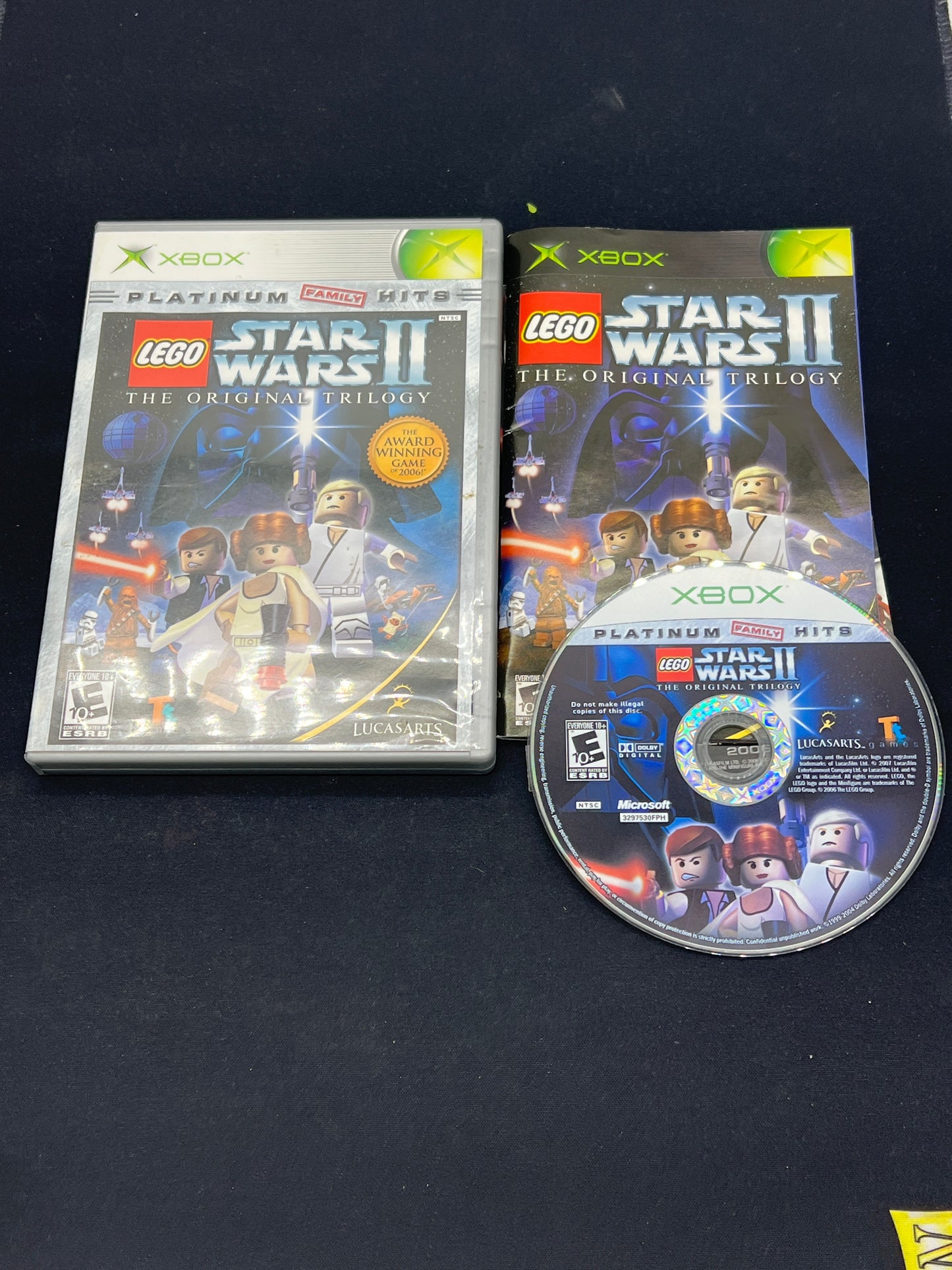 Auction Lot 158: XBOX LEGO Star Wars 2 the Original Trilogy CIB