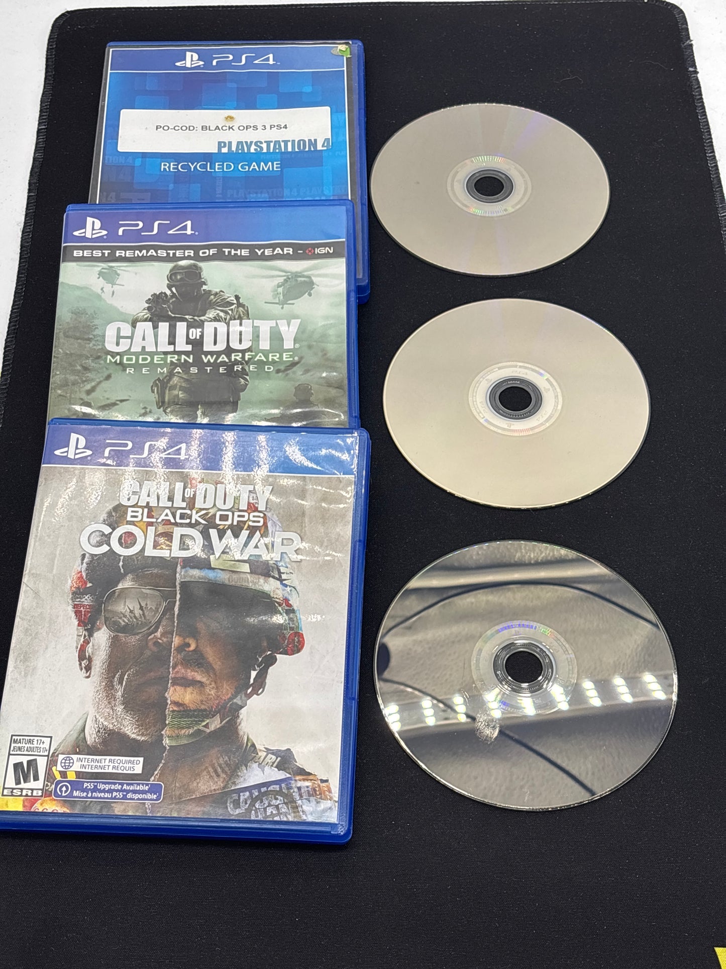 Auction Lot 23: PlayStation 4 Video Game Lot of 3 Call of Duty Titles