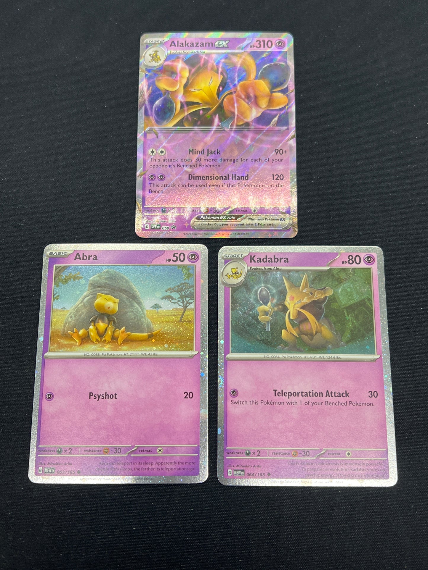 Auction Lot 359: Pokemon Cards Alakazam EX Collection Box Promos SV151 Conditions Vary