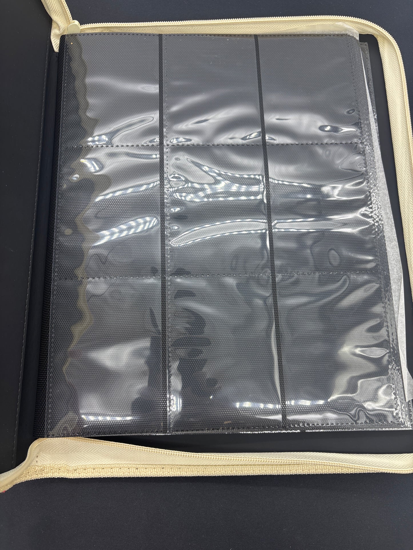 Auction Lot 334: 9 Pocket Suede TCG Binder with Zipper