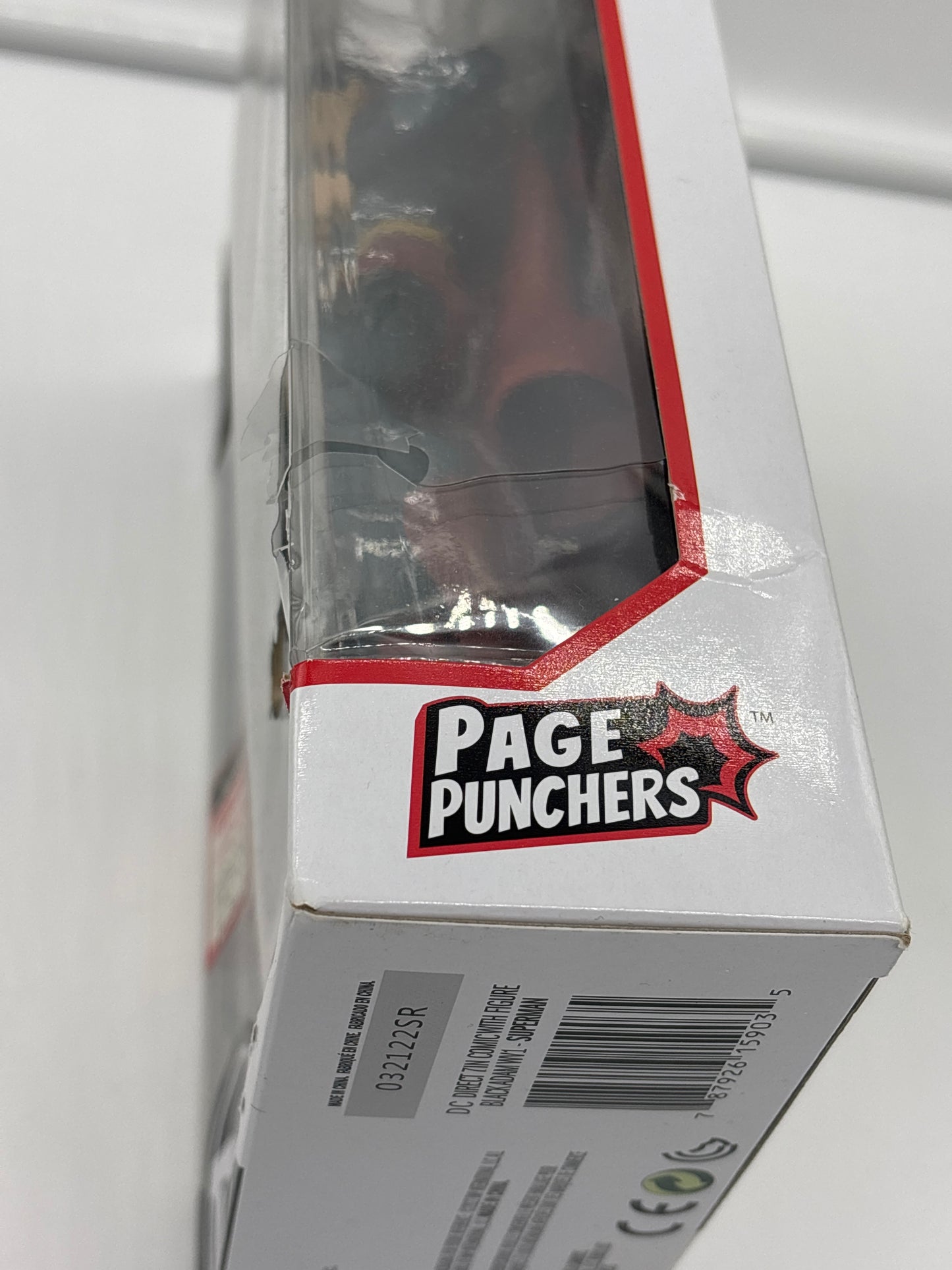 Auction Lot 3: Superman Page Punchers DC Figure Unopened Damaged Box No Comic