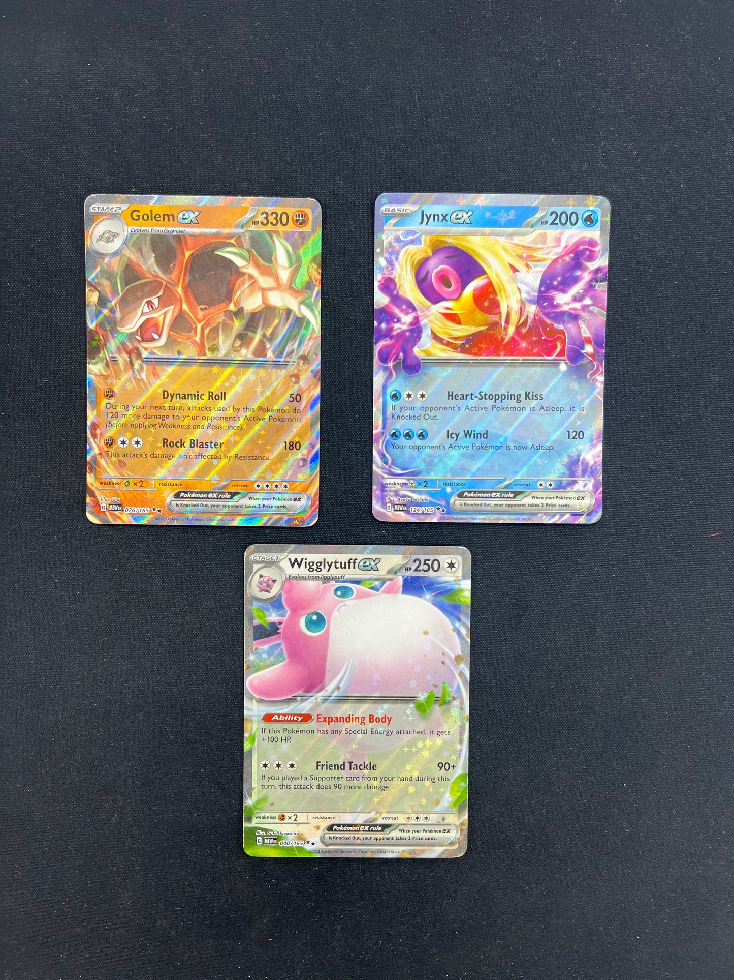 Auction Lot 460: Pokemon Cards SV 151 EX Card Lot 1 Conditions Vary
