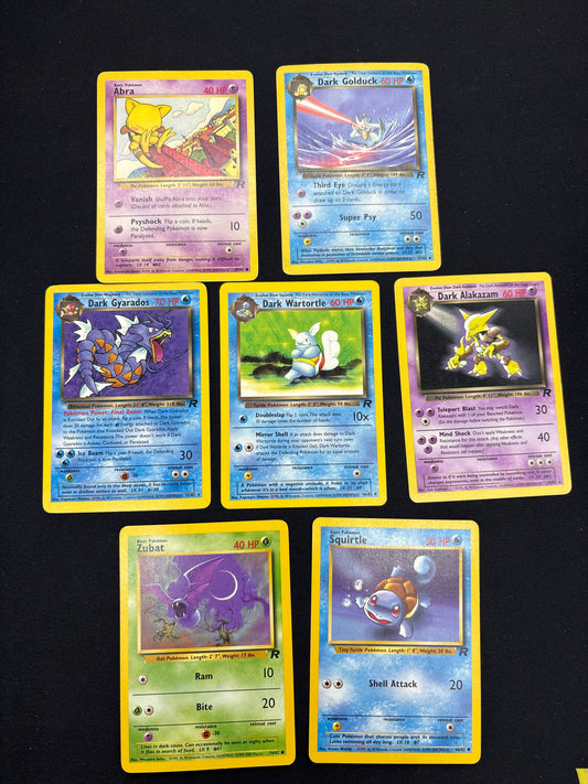 Auction Lot 35: Pokemon WOTC Team Rocket Card Lot 1 Conditions Vary