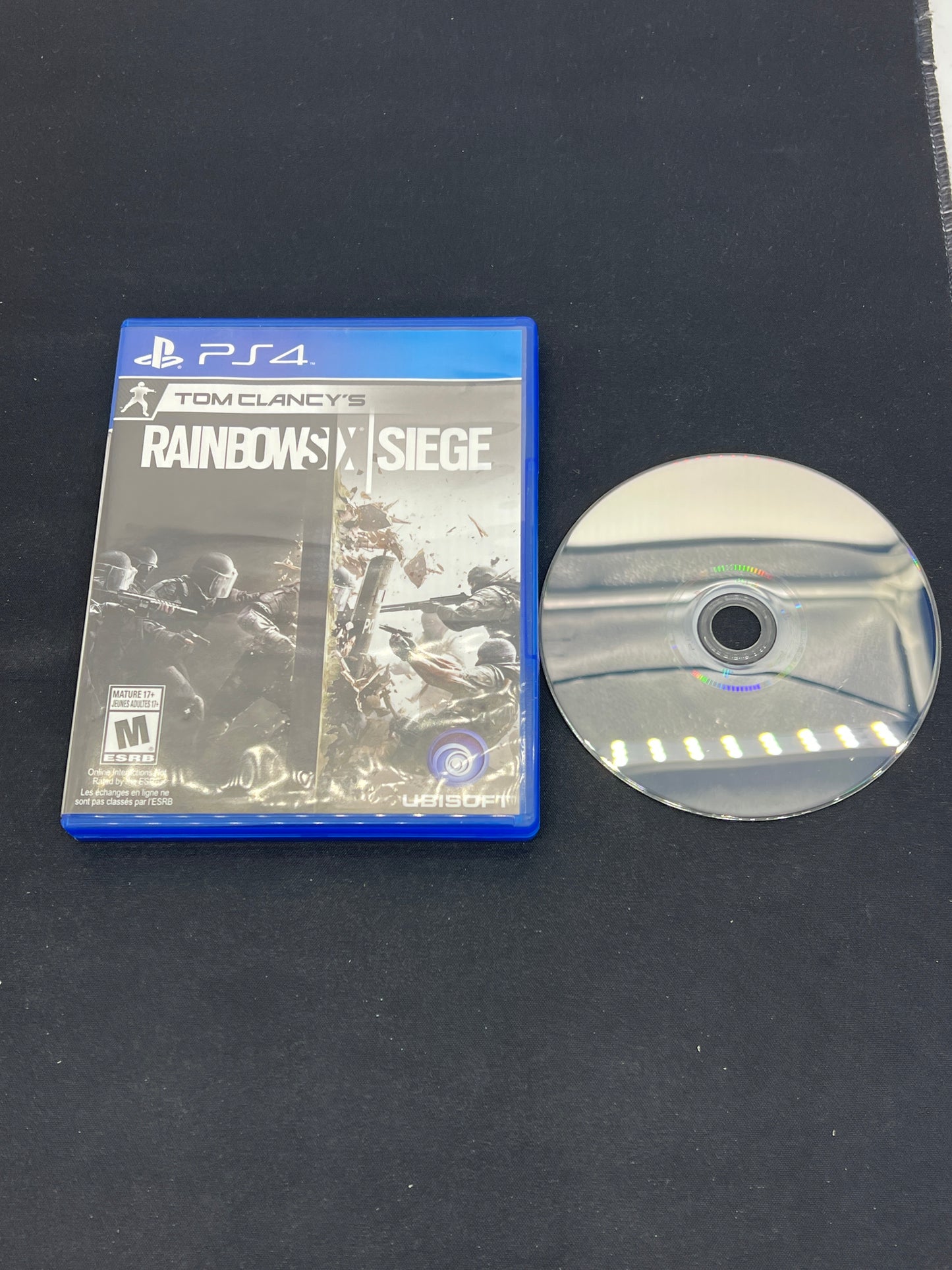 Auction Lot 220: Playstation4 Tom Clancy Rainbow Six Siege Disc & Case