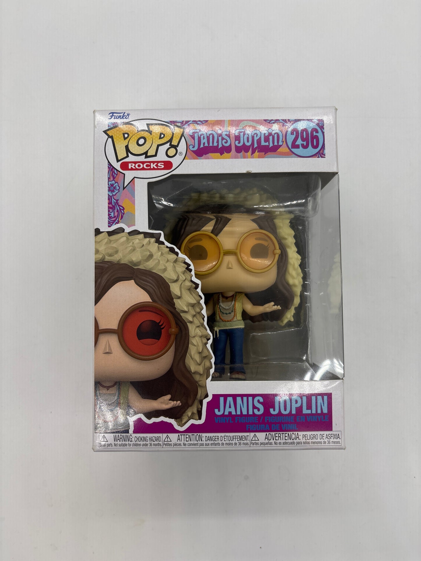 Auction Lot 283: Pop Funko Janis Joplin 296 Figure