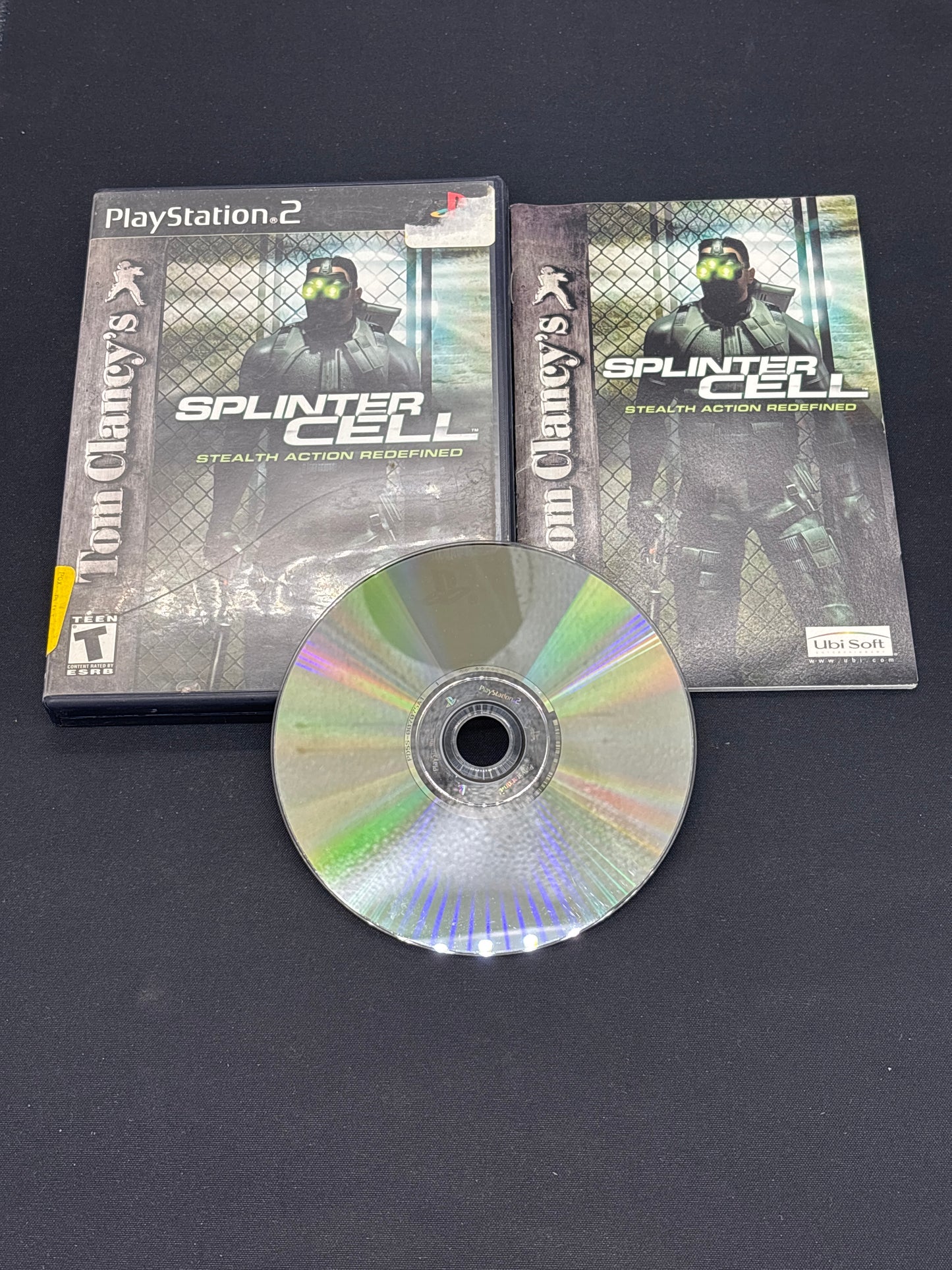 Auction Lot 198: Tom Clancy Splinter Cell Stealth Action Defined Video Game PlayStation 2 CIB