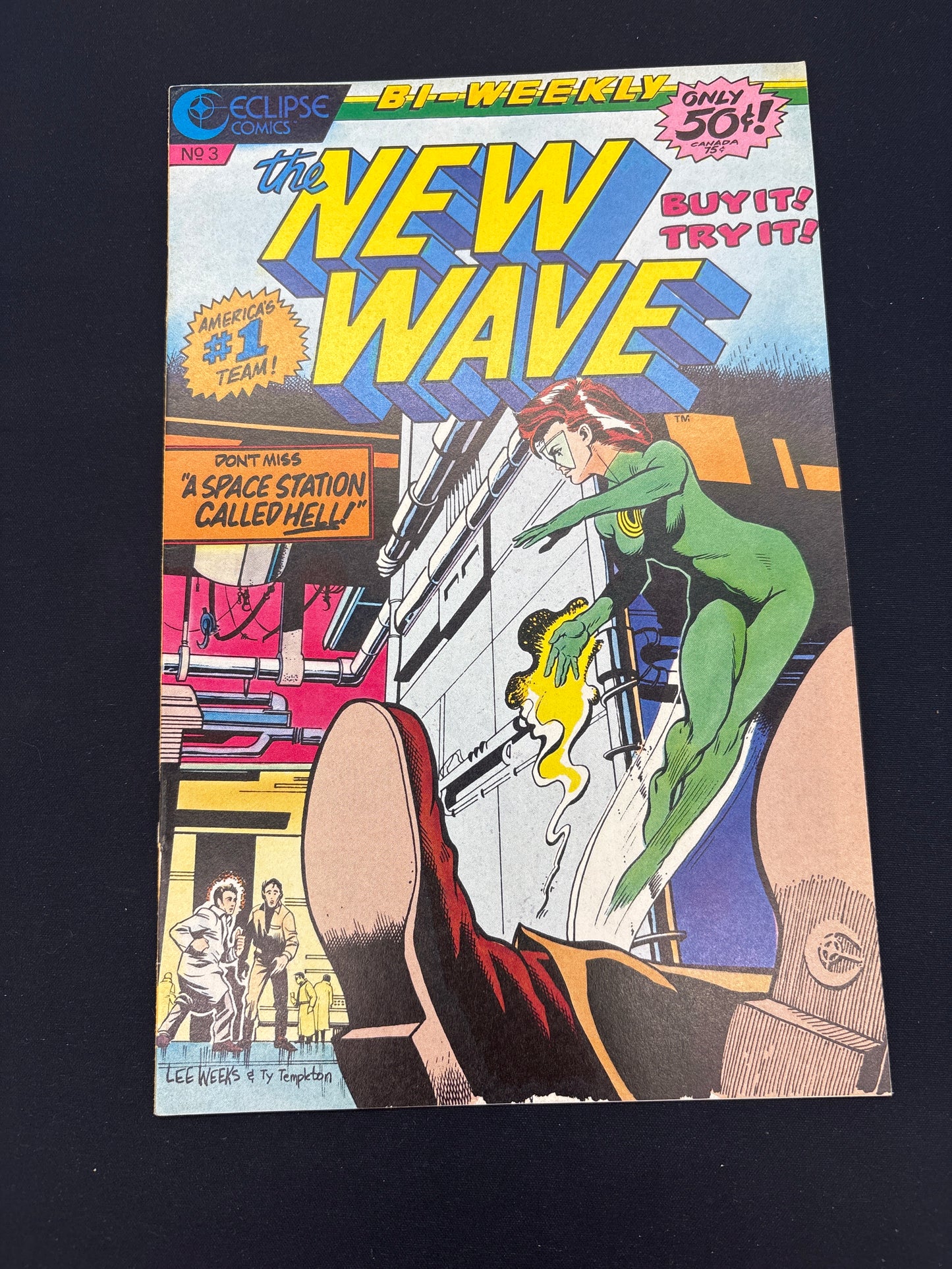 Auction Lot 97: Eclipse Comics The New Wave Issue 3 Comic Book