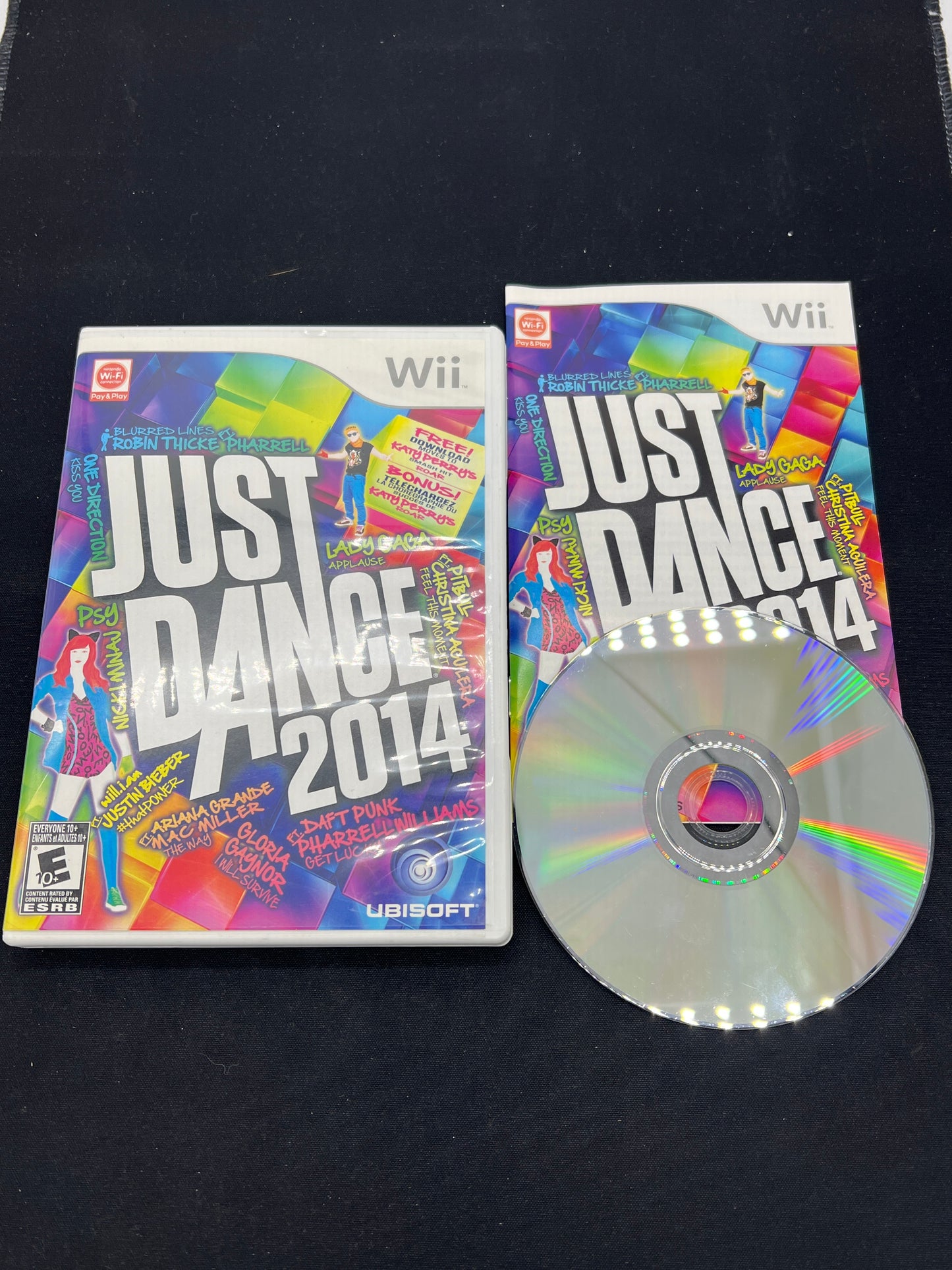 Auction Lot 62: Nintendo Wii Video Game Lot of 2 Just Dance 2014 & Kids CIB
