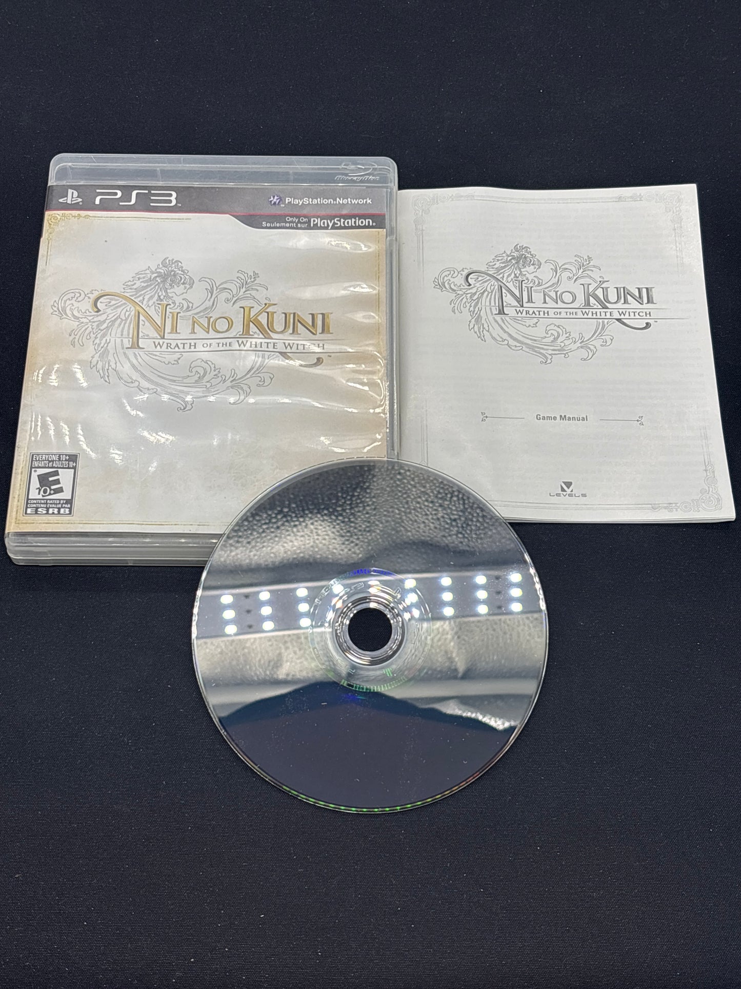 Auction Lot 161: Ni No Kuni Wrath of the White Witch Video Game PlayStation 3 CIB