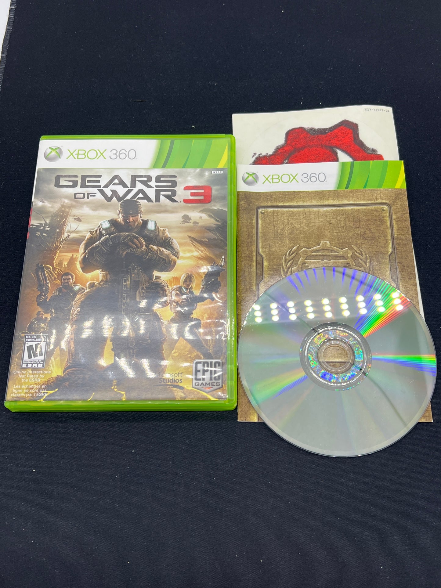 Auction Lot 198: XBOX 360 Game Lot of 4 Gears of War 2 3 Judgement