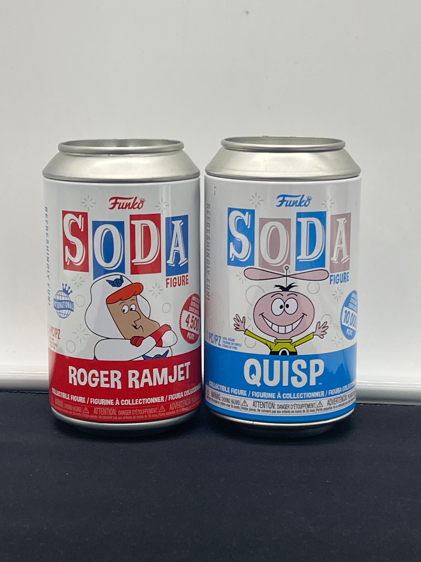 Auction Lot 82: Funko Soda Lot of 2 Roger Ramjet Quisp