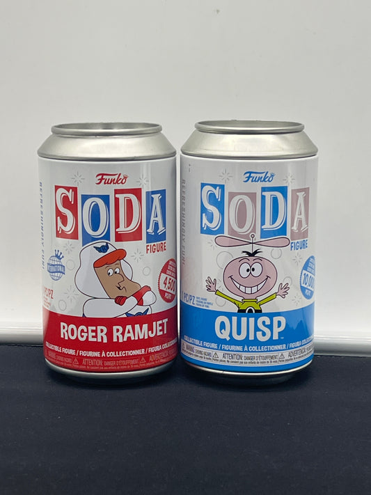 Auction Lot 82: Funko Soda Lot of 2 Roger Ramjet Quisp