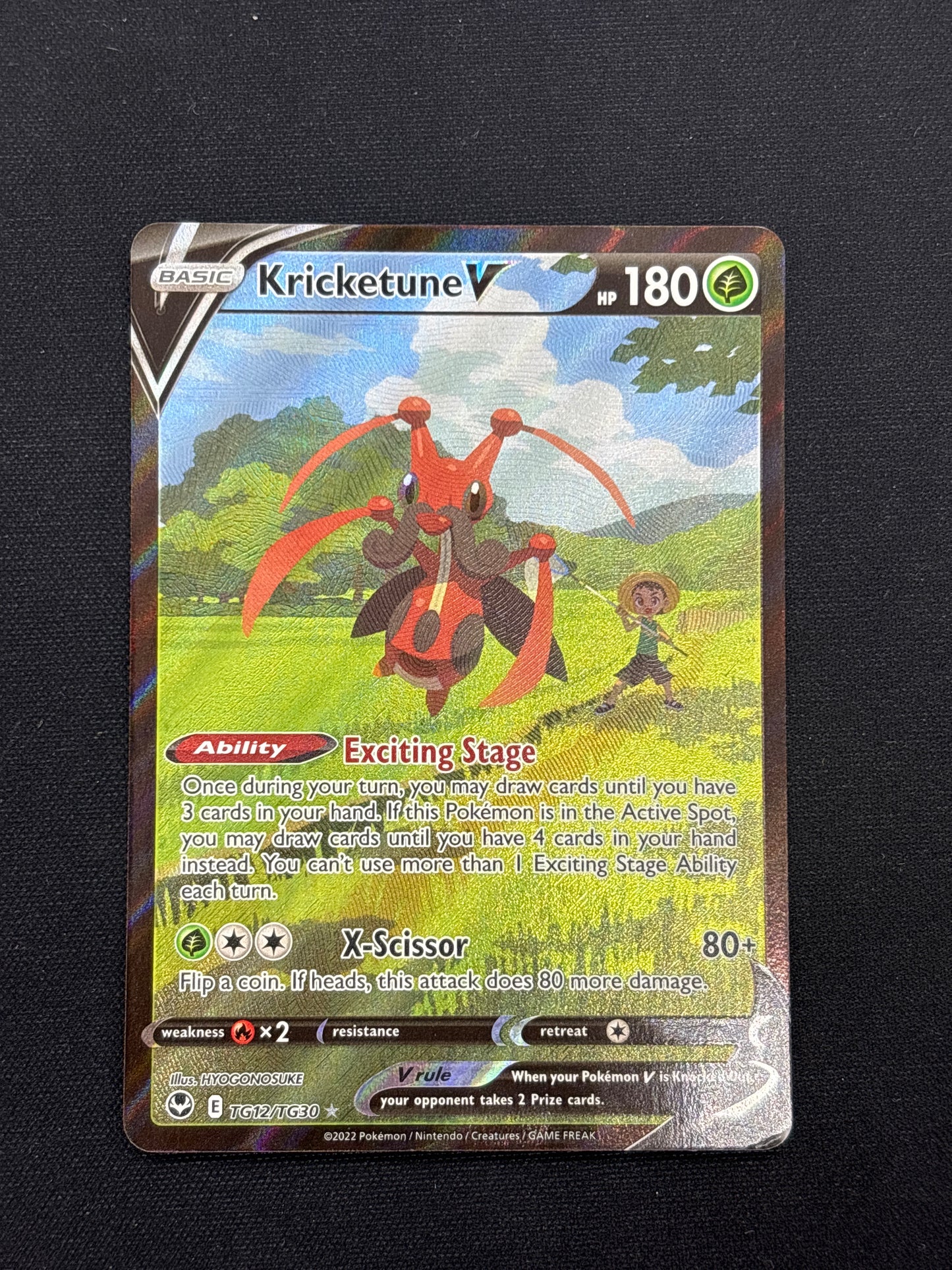 Auction Lot 34: Kricketune V Trainer Gallery Card Conditions Vary