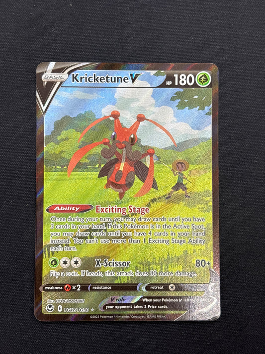 Auction Lot 34: Kricketune V Trainer Gallery Card Conditions Vary