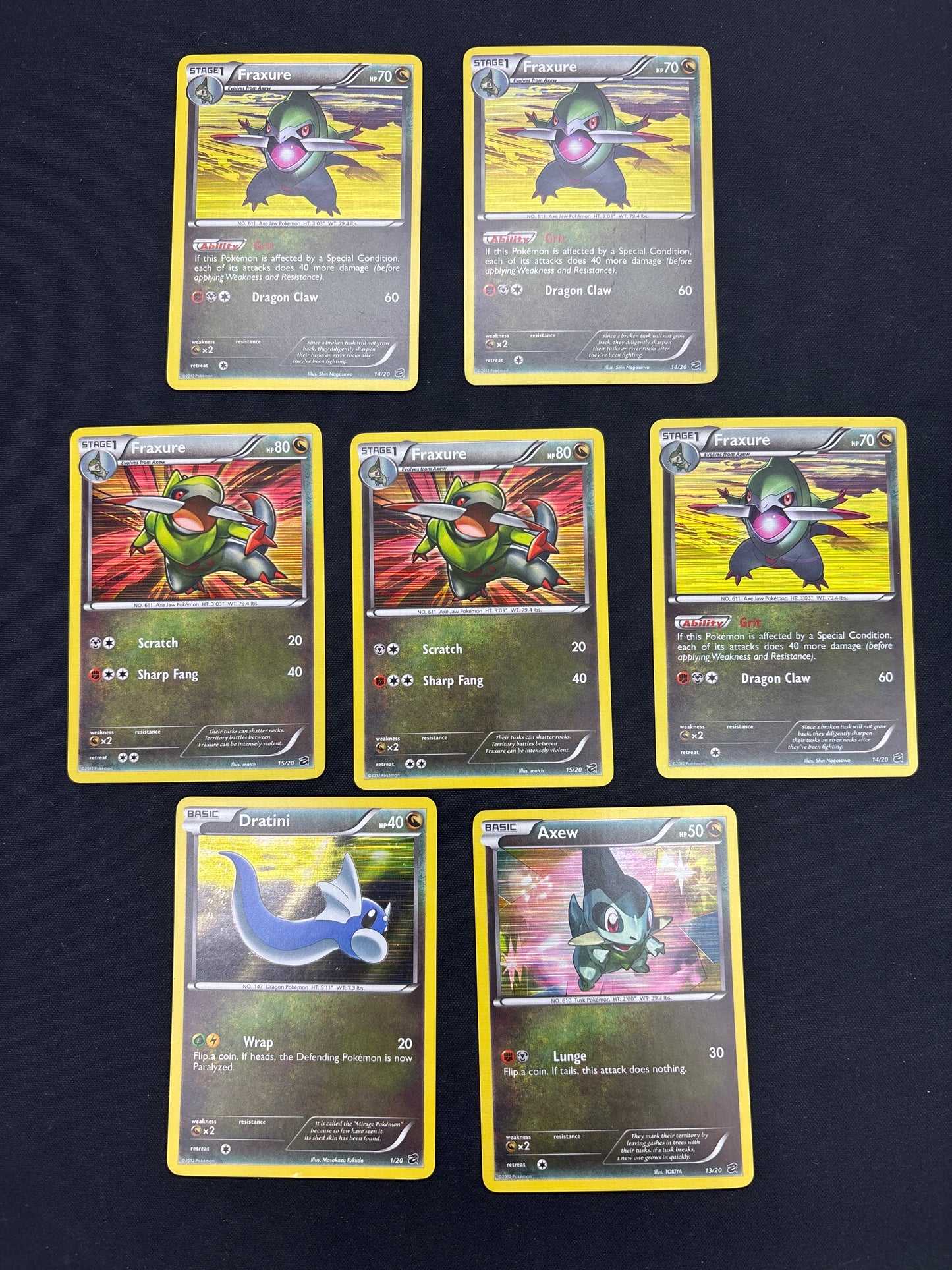 Auction Lot 81: Pokemon Dragon Vault Holo Card Lot Conditions Vary