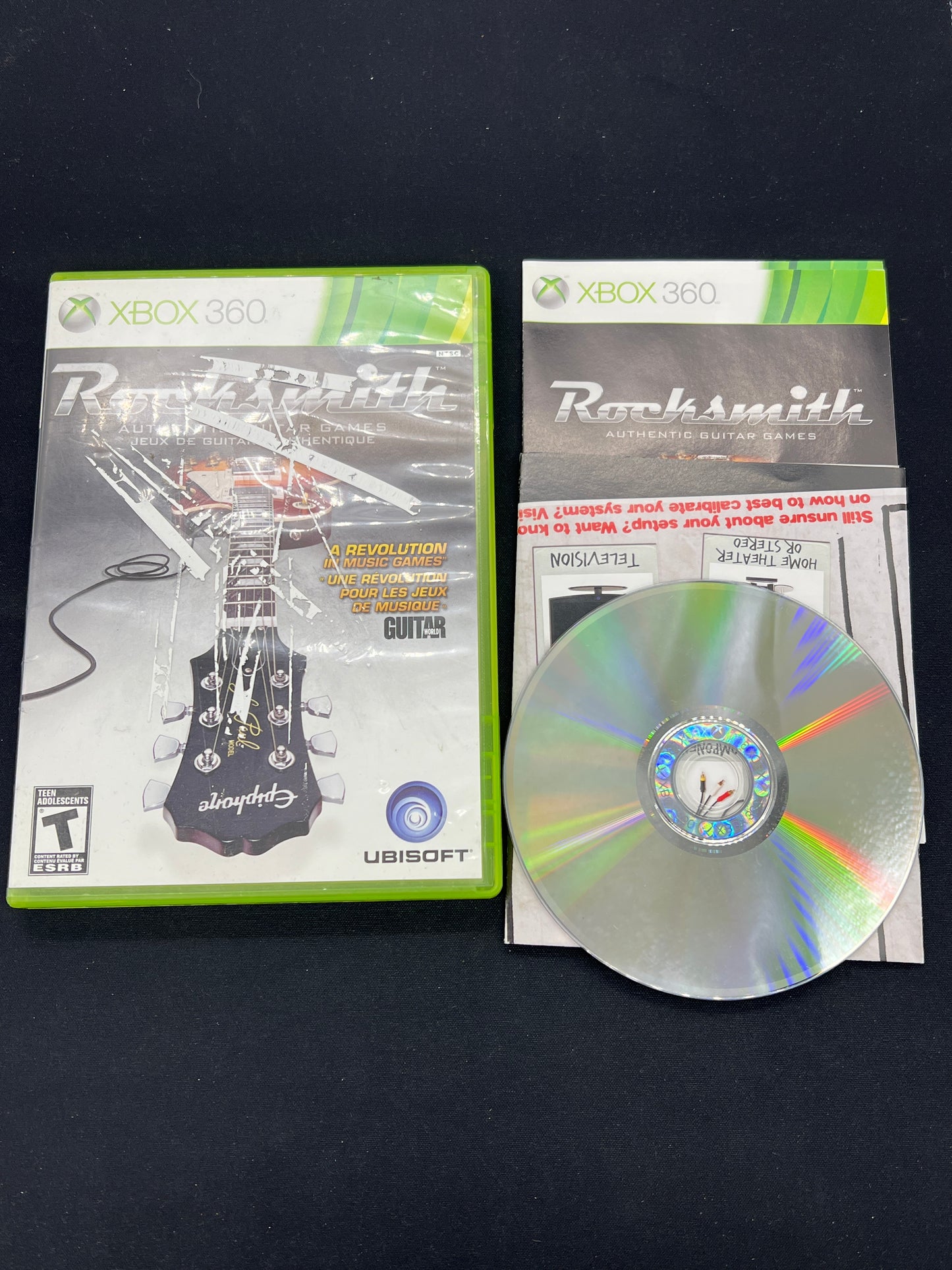 Auction Lot 73: XBOX 360 Rocksmith CIB