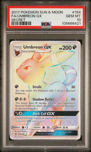 Umbreon GX FA PSA 10