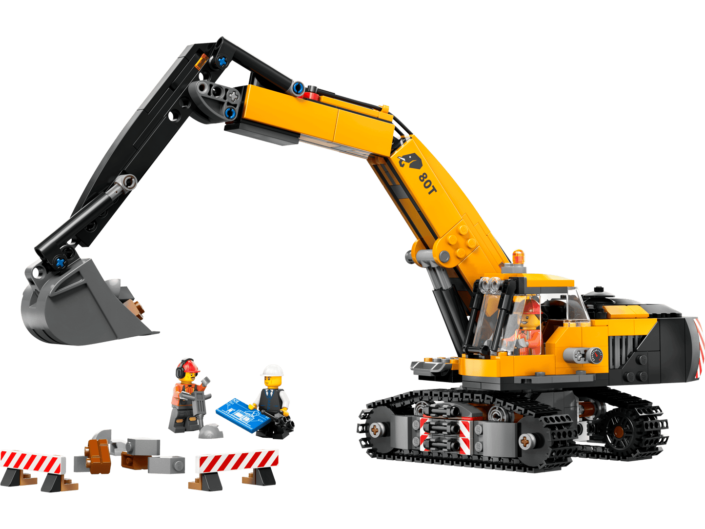 60420 Yellow Construction Excavator