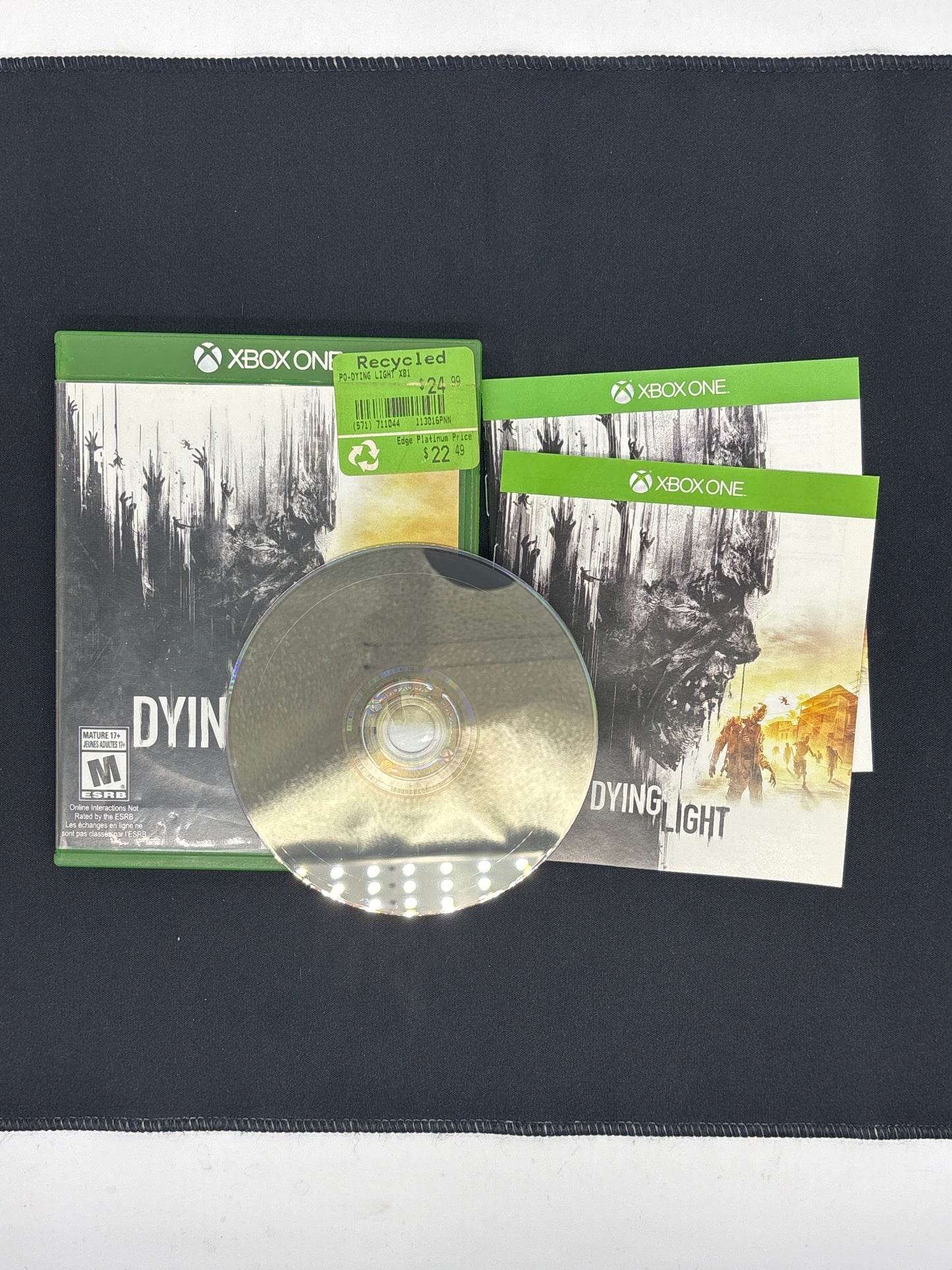 Auction Lot 356: Dying Light Video Game XBOX One CIB
