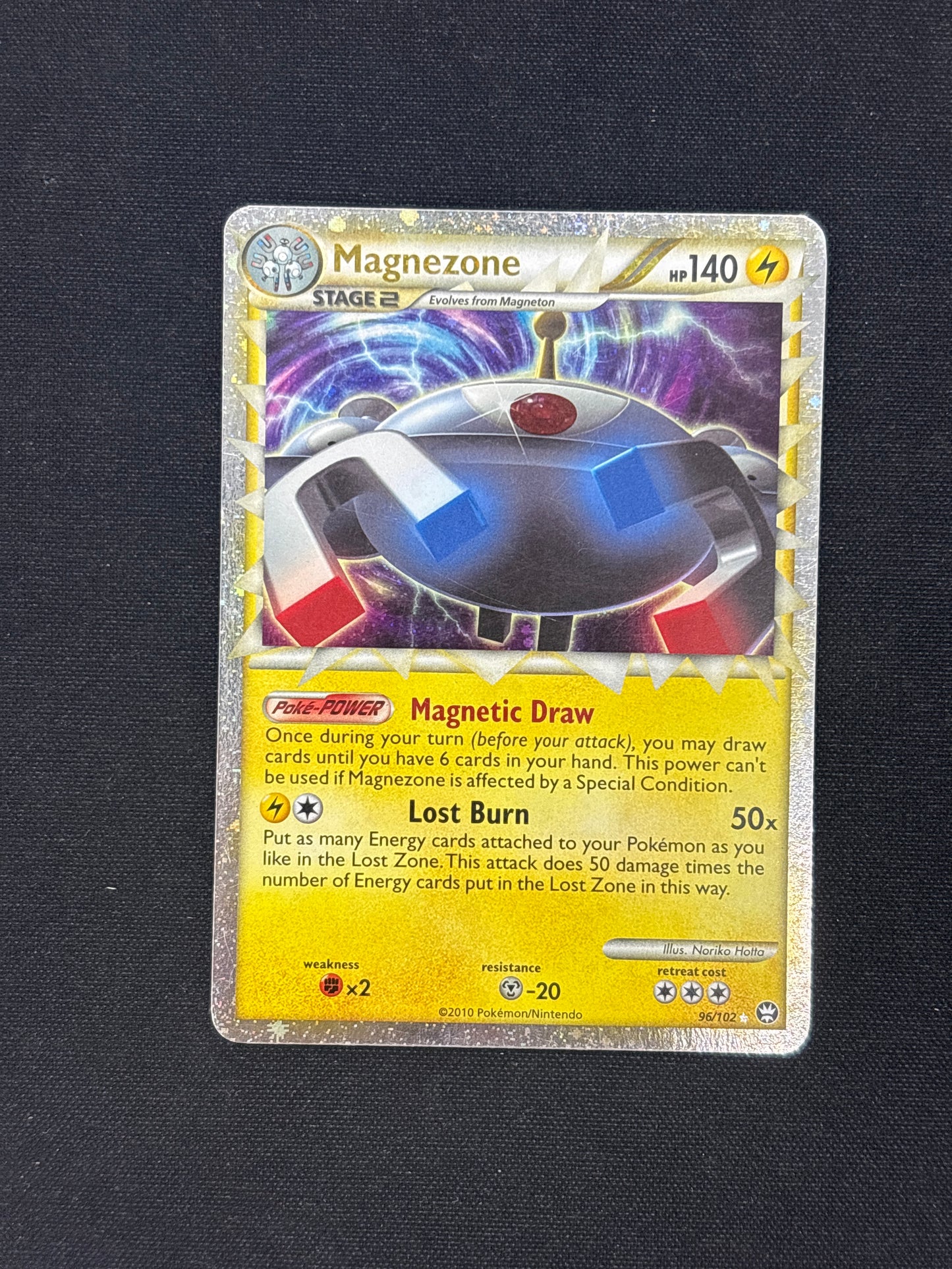 Auction Lot 45: Pokemon Cards Magnezone Prime HGSS Triumphant Conditions Vary