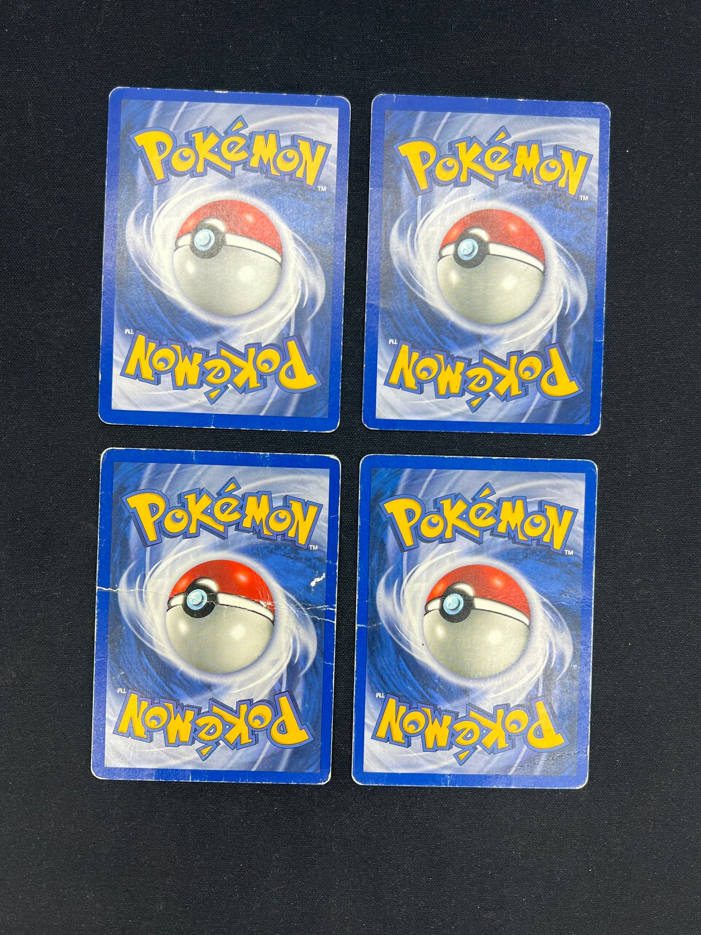 Auction Lot 40: Pokemon Cards Lot of 4 WOTC Neo Era Commons Uncommons Conditions Vary