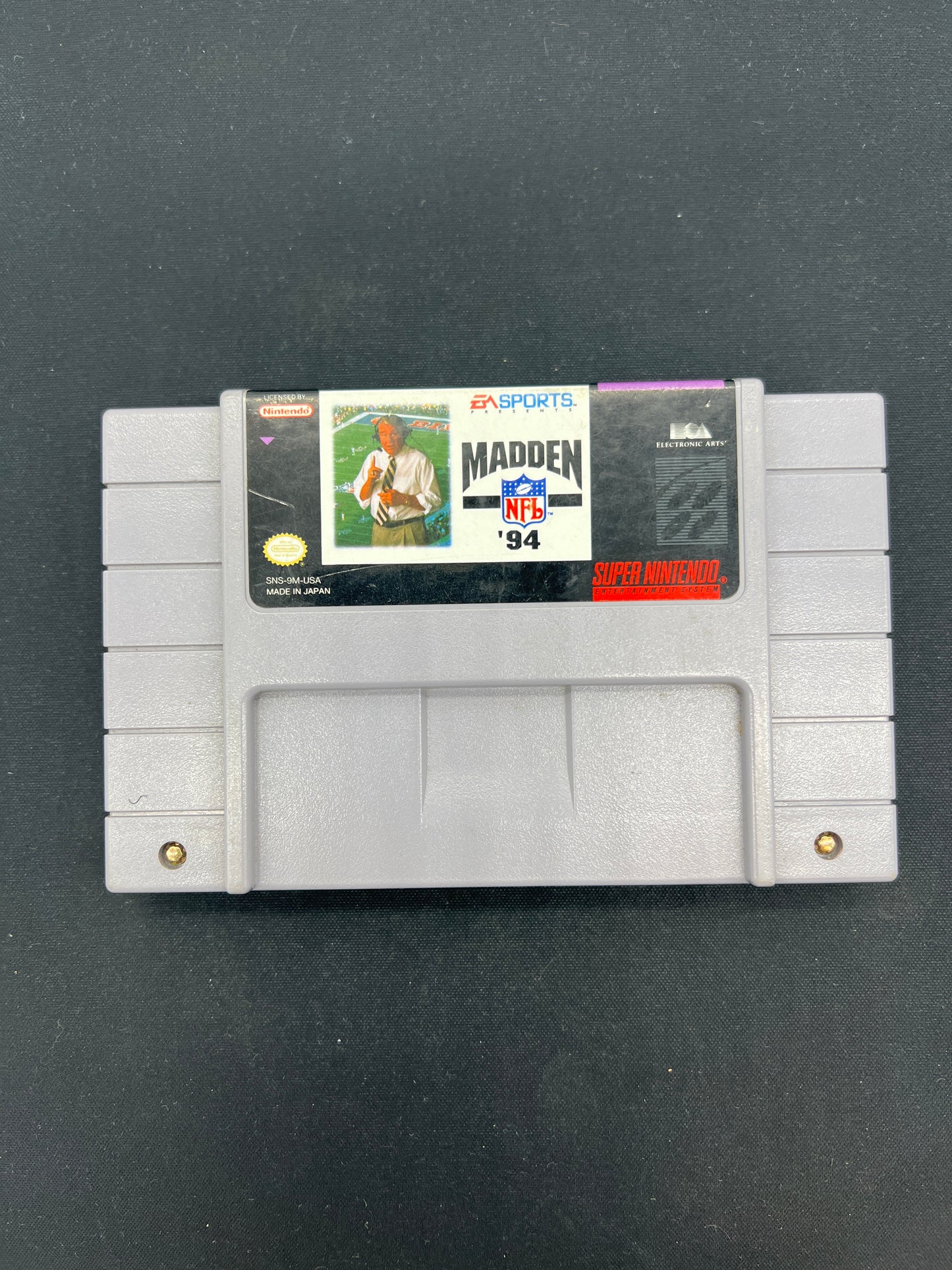 Auction Lot 98: SNES Video Game Madden NFL '94 Loose