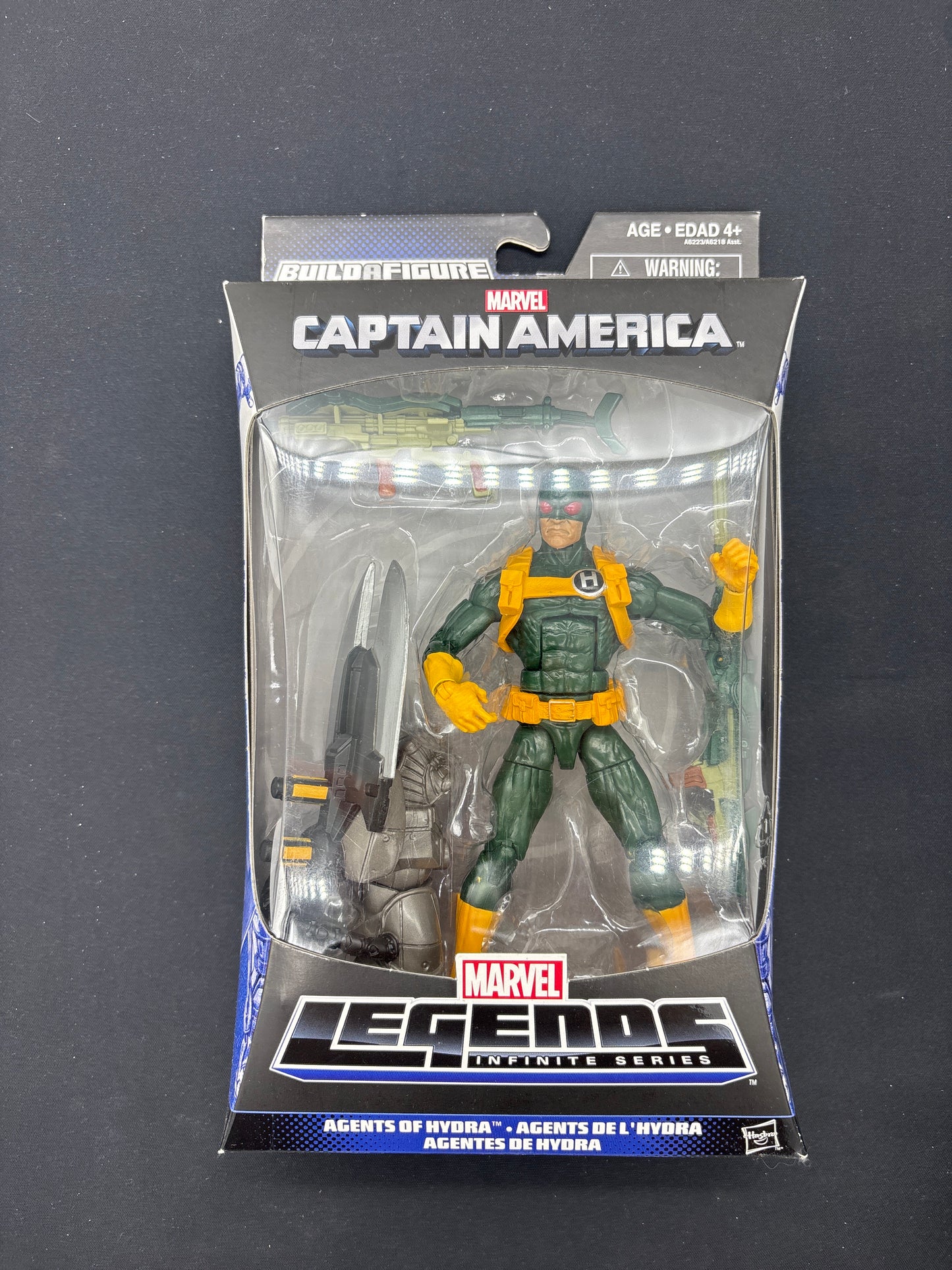 Auction Lot 155: Marvel Legends Infinite Series Captain America Agents of Hydra Figure