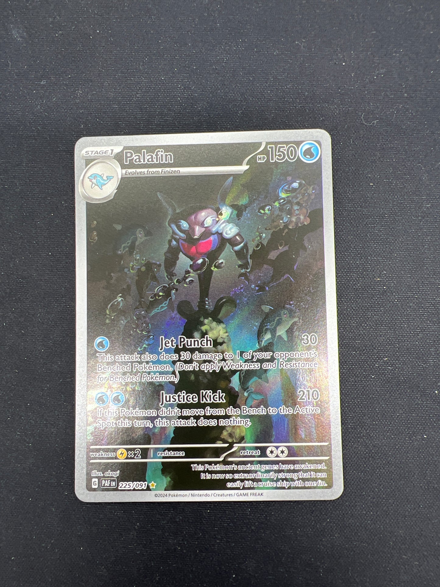 Auction Lot 232: Pokemon Cards Palafin IR Paldean Fates Conditions Vary