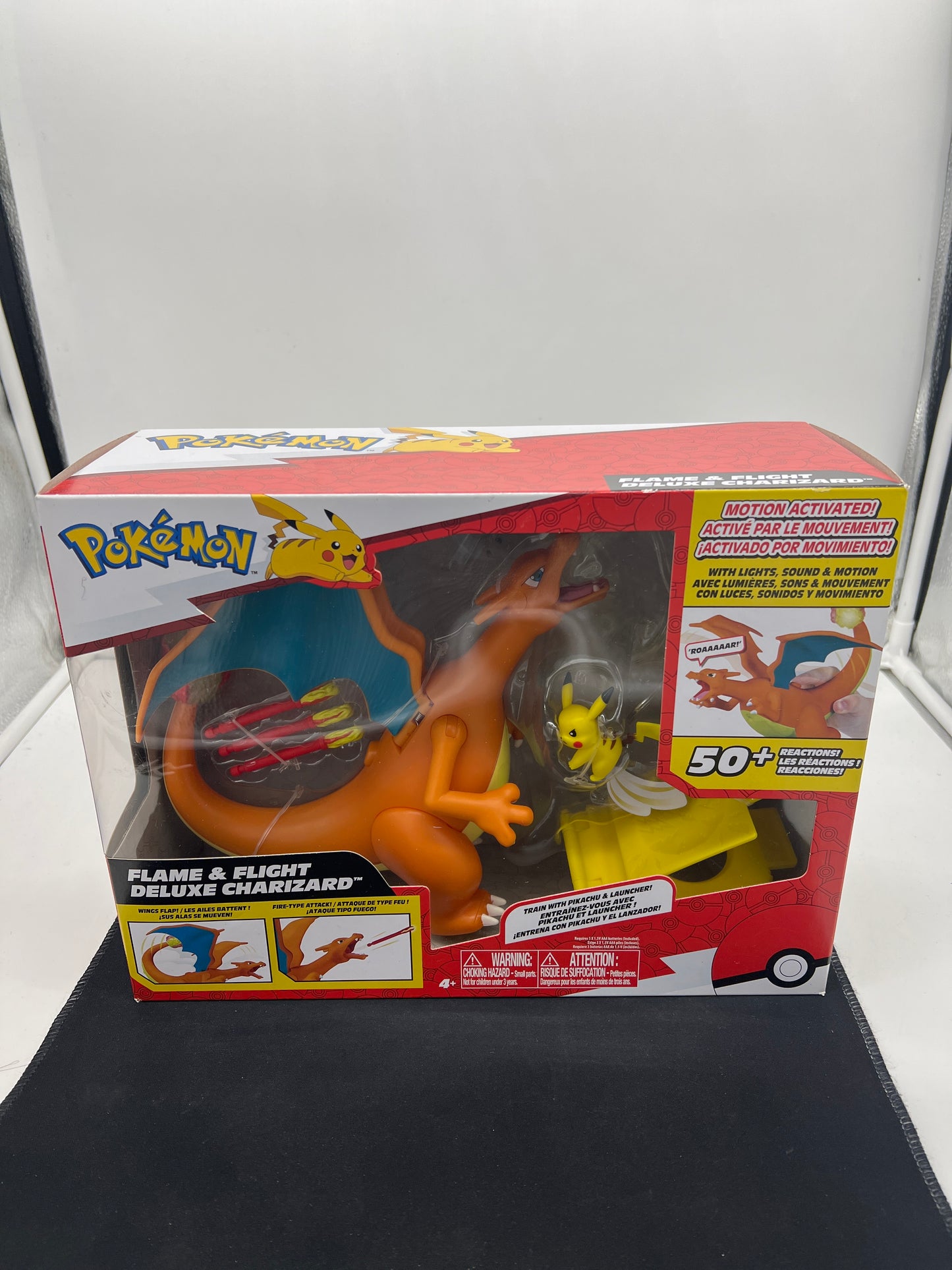 Auction Lot 1: Pokemon Flame & Flight Deluxe Charizard Figure Sealed