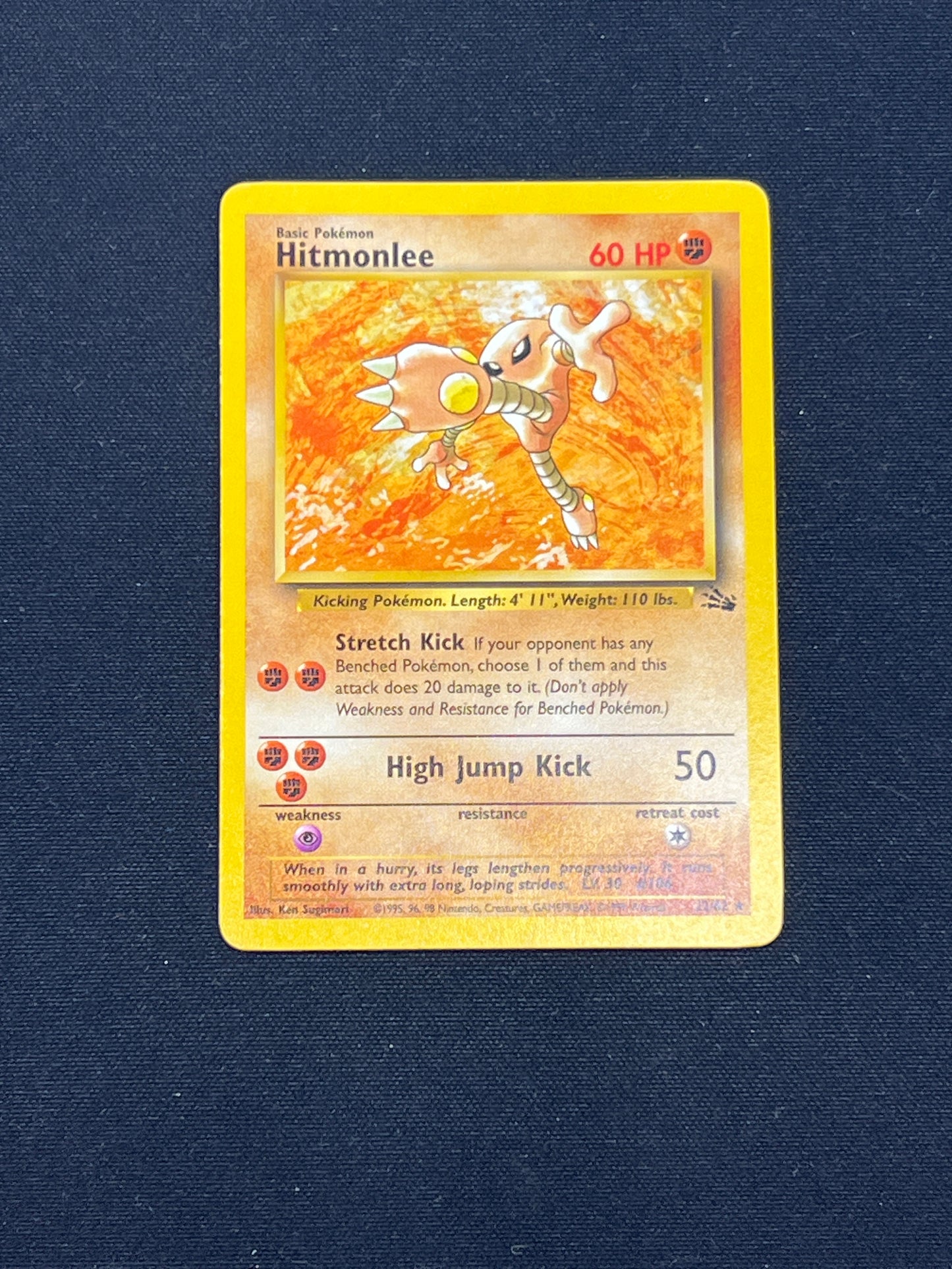 Auction Lot 15: Pokémon Cards Hitmonlee Rare Fossil Conditions Vary
