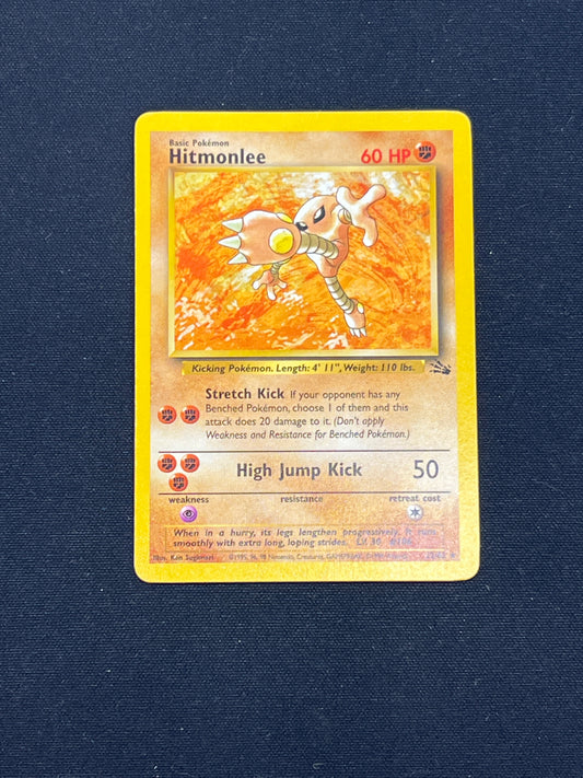 Auction Lot 15: Pokémon Cards Hitmonlee Rare Fossil Conditions Vary
