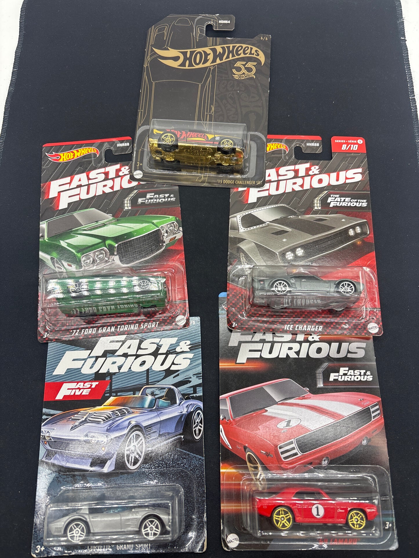 Auction Lot 58: Hot Wheels Lot of 5 Assorted Fast & Furious Sealed