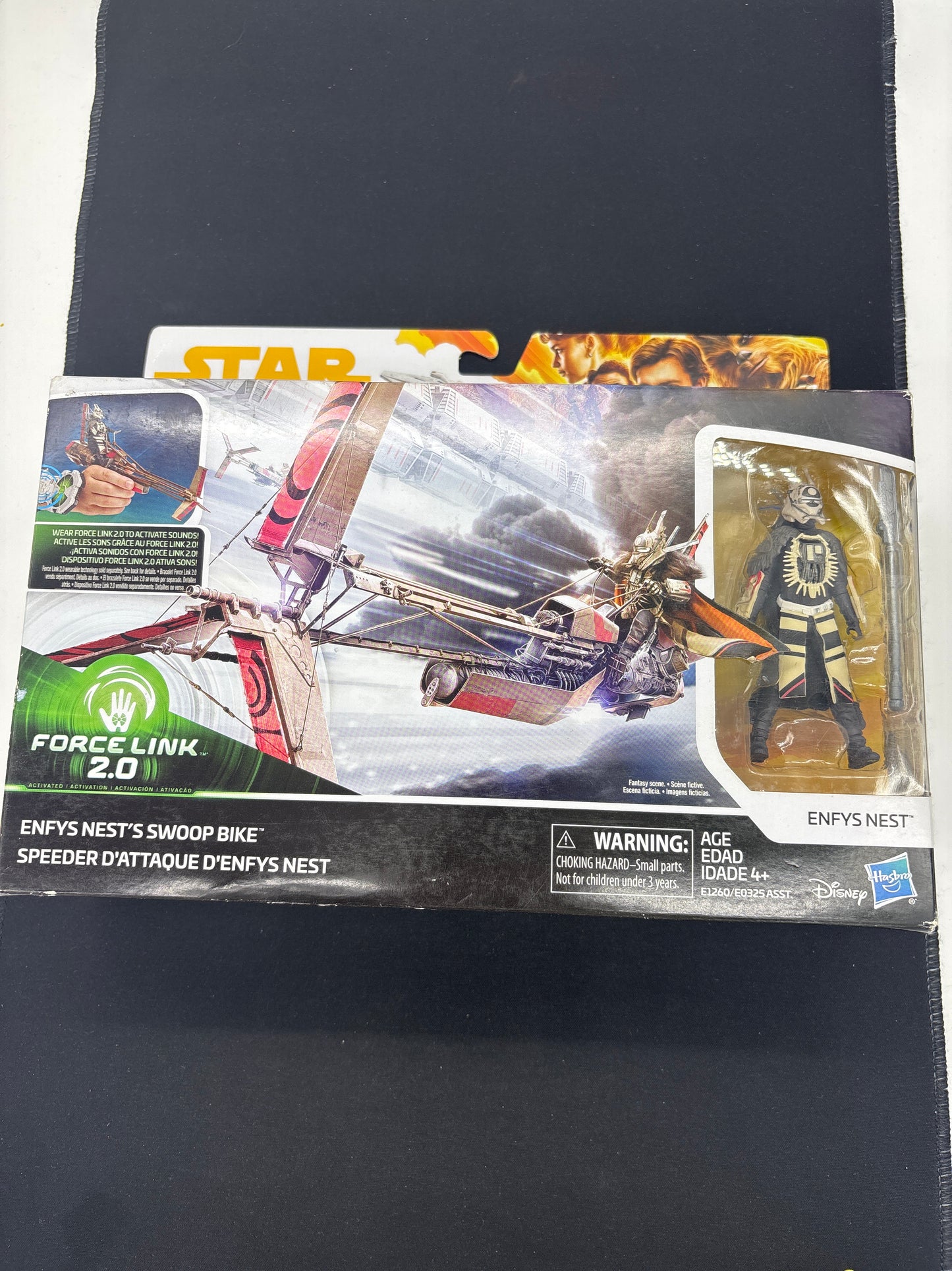 Auction Lot 91: Star Wars Force link 2.0 Enfy's Nest Swoop Bike Figure