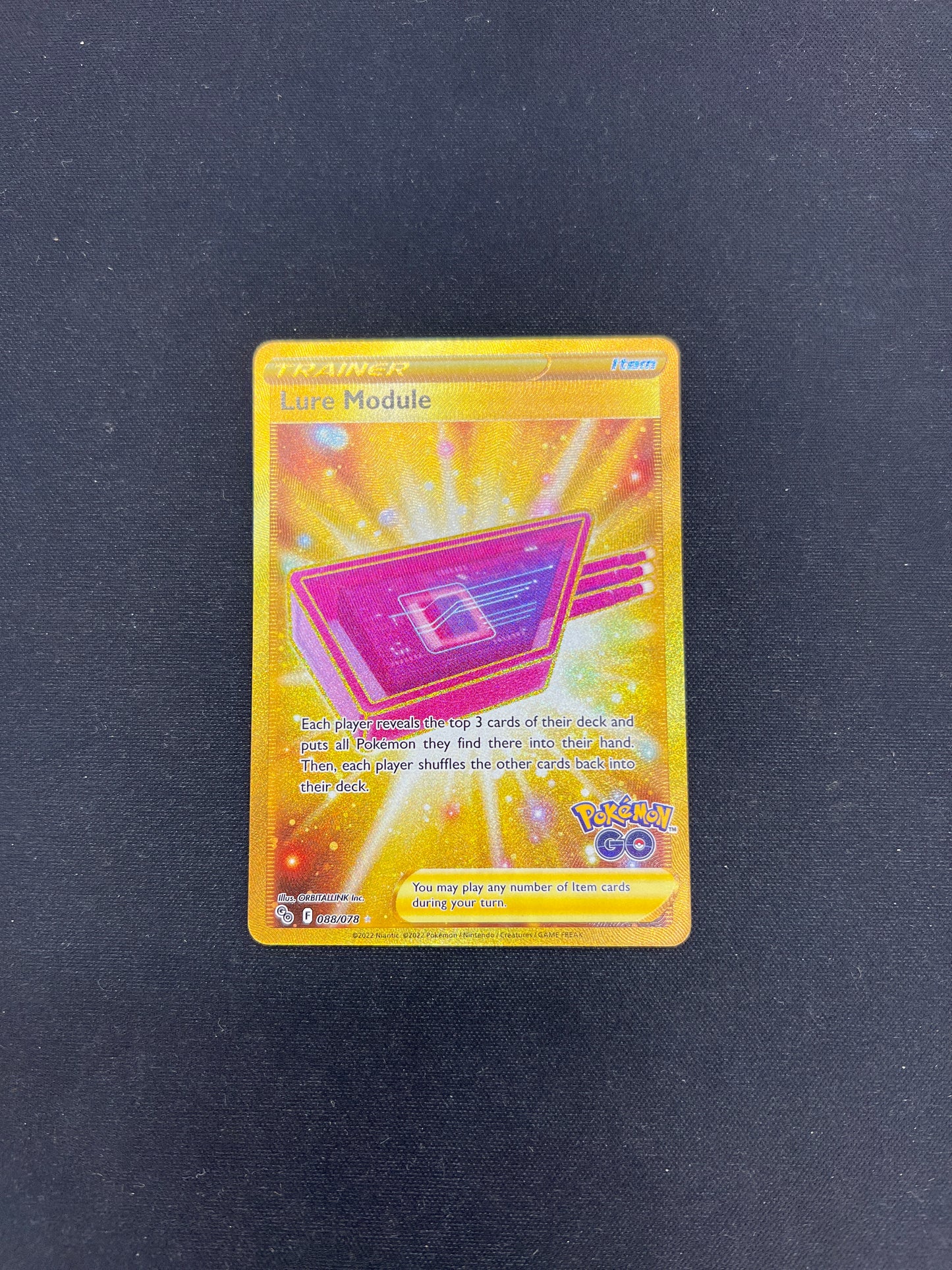Auction Lot 134: Pokemon Cards Lure Module Secret Rare Full Art Trainer Condition Vary