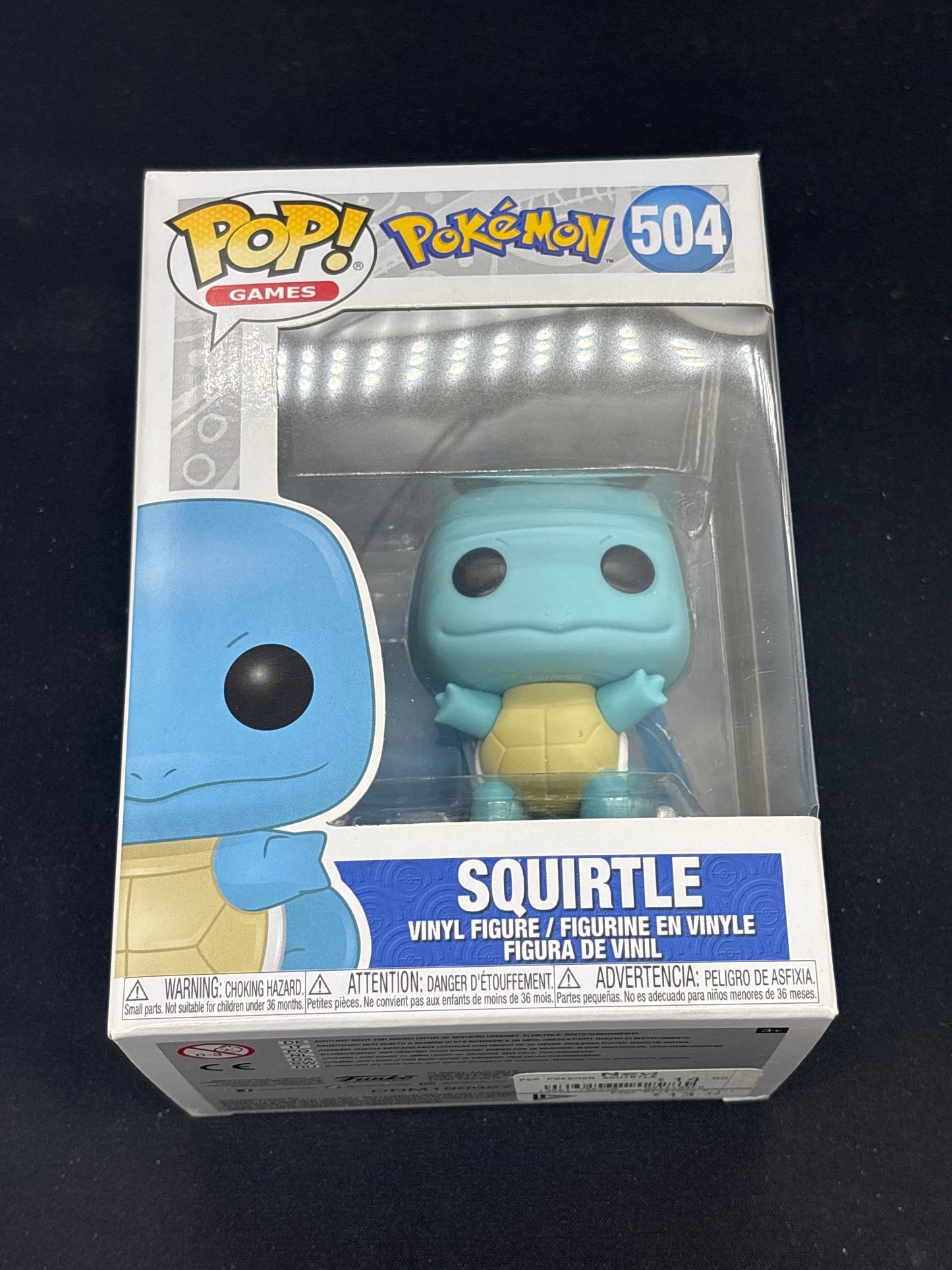 Auction Lot 196: Pop Funko Pokemon Squirtle 504 Figure