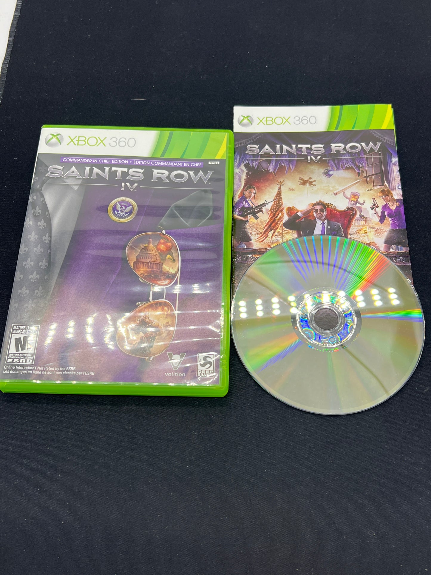 Auction Lot 206: XBOX 360 Game Video Lot of 3 Saints Row The Third Saints Row IV