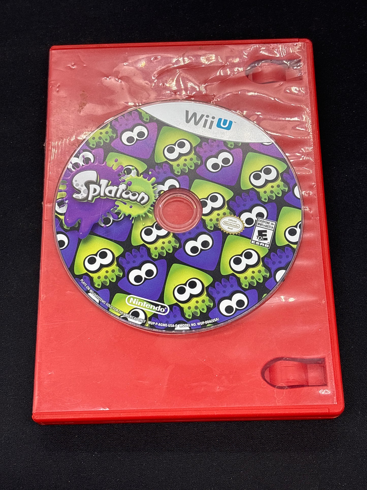 Auction Lot 149: Splatoon Video Game Nintendo WiiU Loose