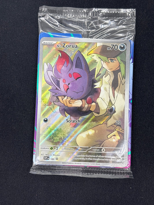 Auction Lot 37: N’s Zorua ETB Promo Pokemon Journey Together Sealed