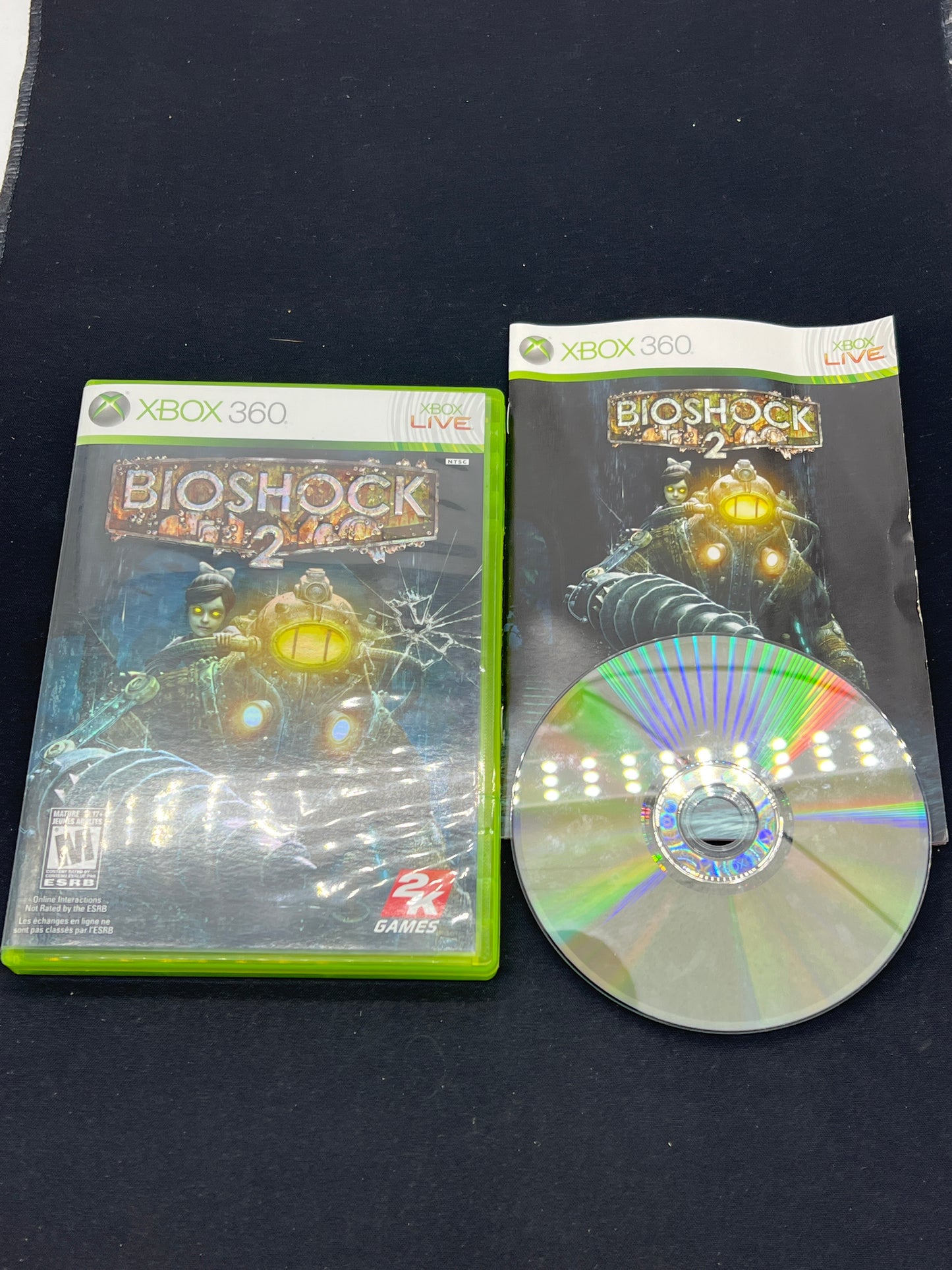 Auction Lot 213: XBOX 360 Video Game Lot of 3 Bioshock 1 2 Infinite CIB