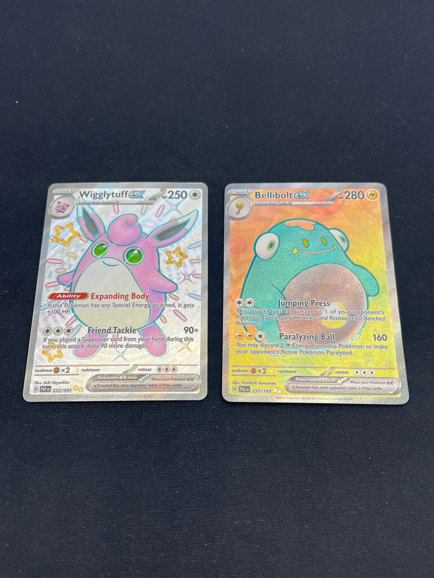Auction Lot 119: Pokemon Cards Assorted Lot of 2 Full Art EX Conditions Vary