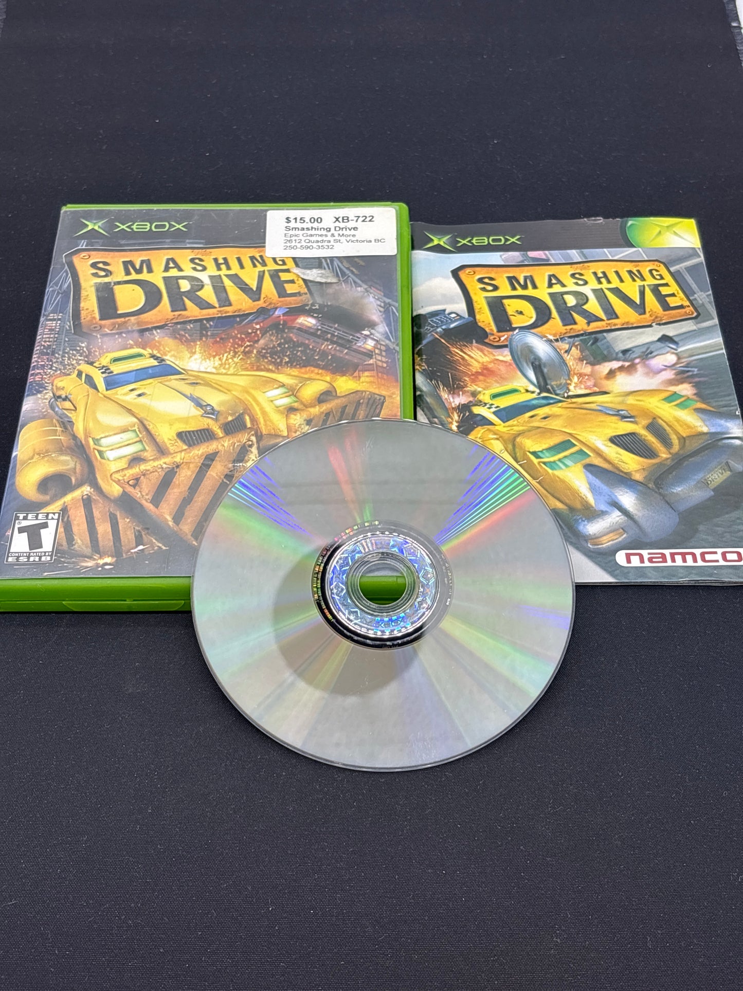 Auction Lot 108: XBOX Video Game Smashing Drive CIB