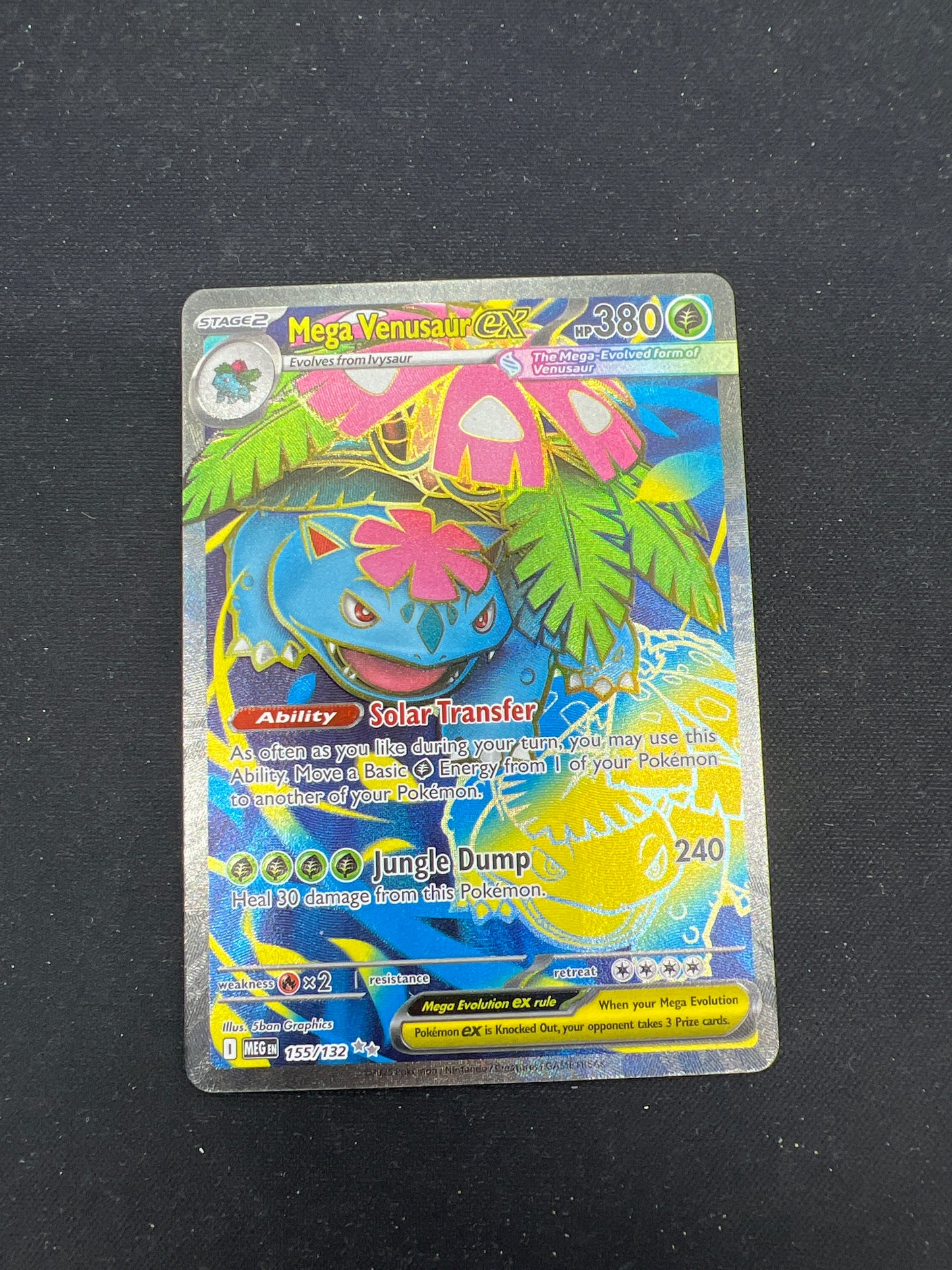 Auction Lot 258: Pokemon Cards Mega Venusaur EX Full Art Conditions Vary