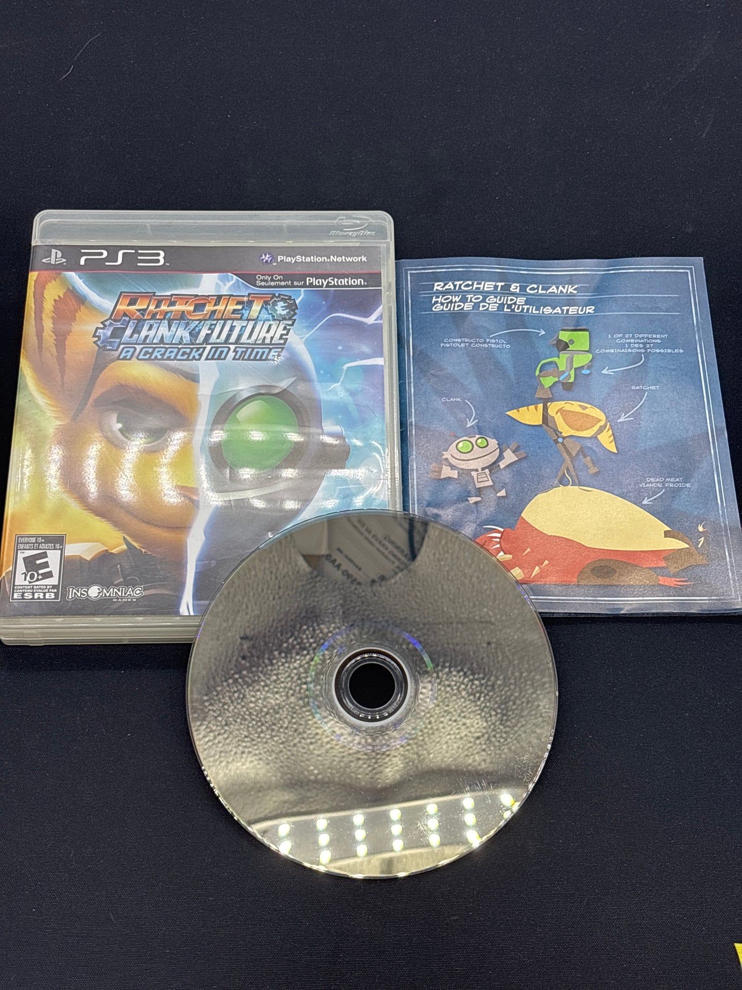 Auction Lot 162: PlayStation 3 Ratchet and Clank Future A Crank in Time Video Game CIB