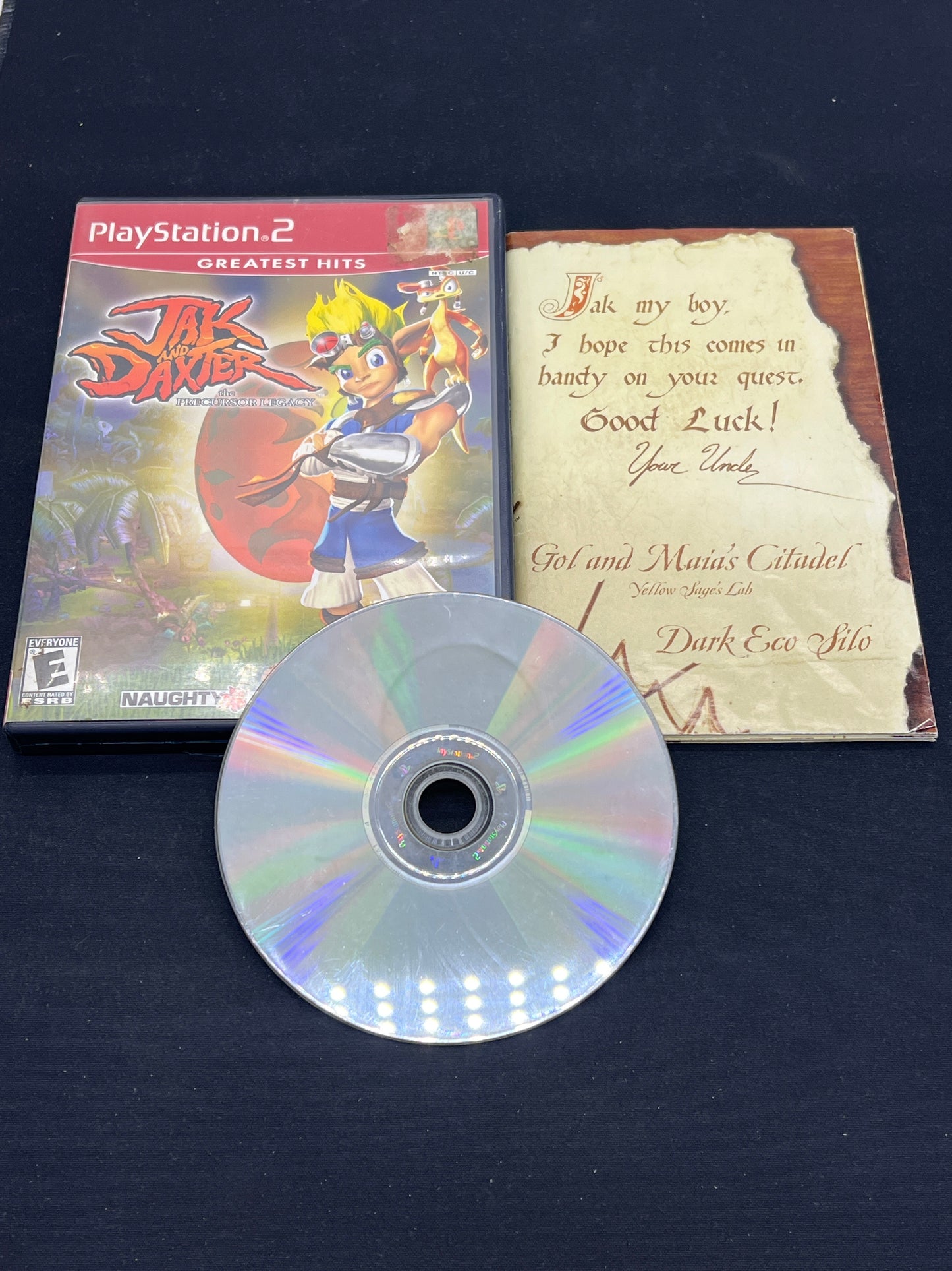 Auction Lot 94: PlayStation 2 Video Game Jak and Daxter The Precursor Legacy CIB
