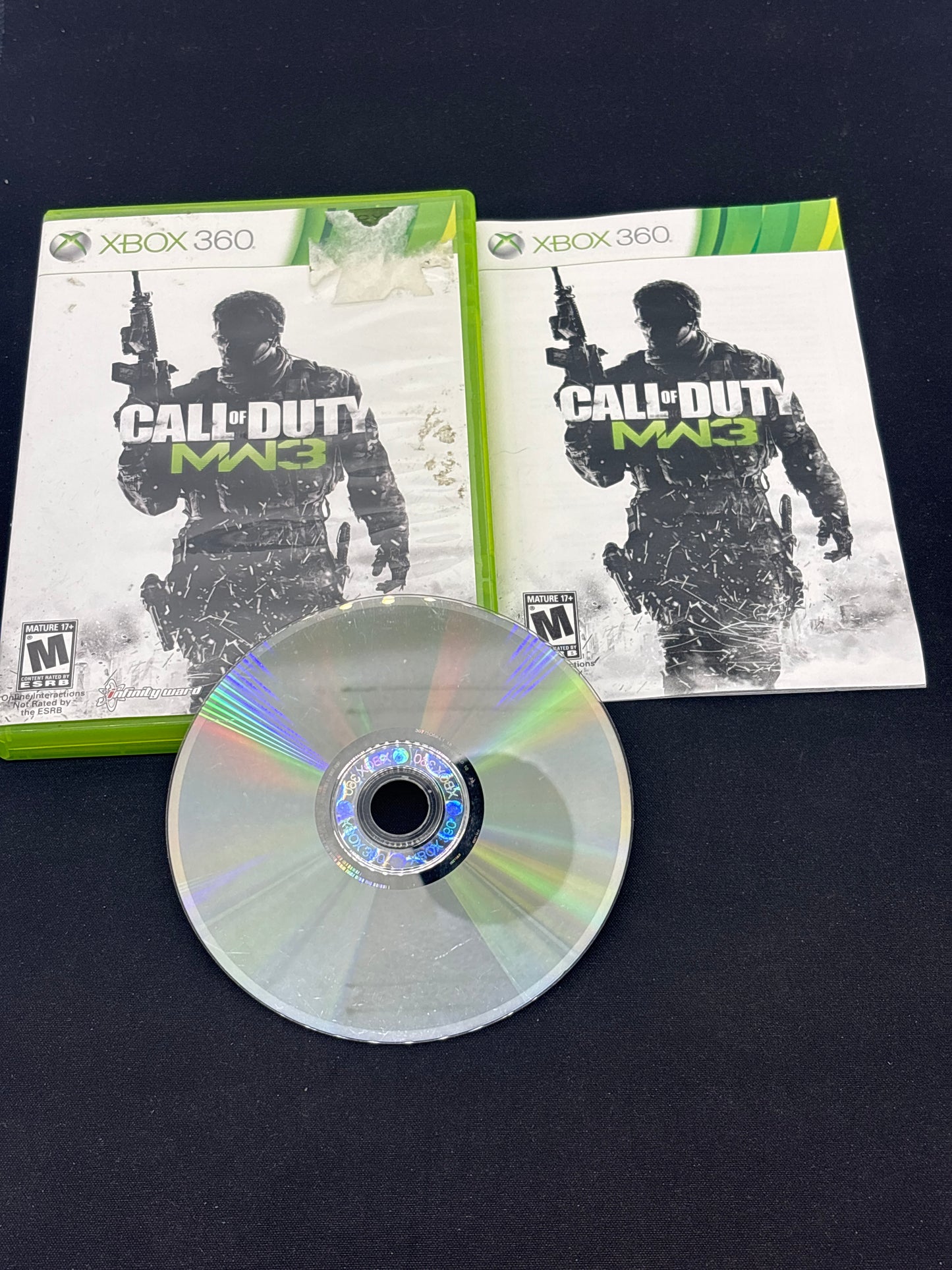 Auction Lot 267: XBOX 360 Video Game COD MW3 CIB