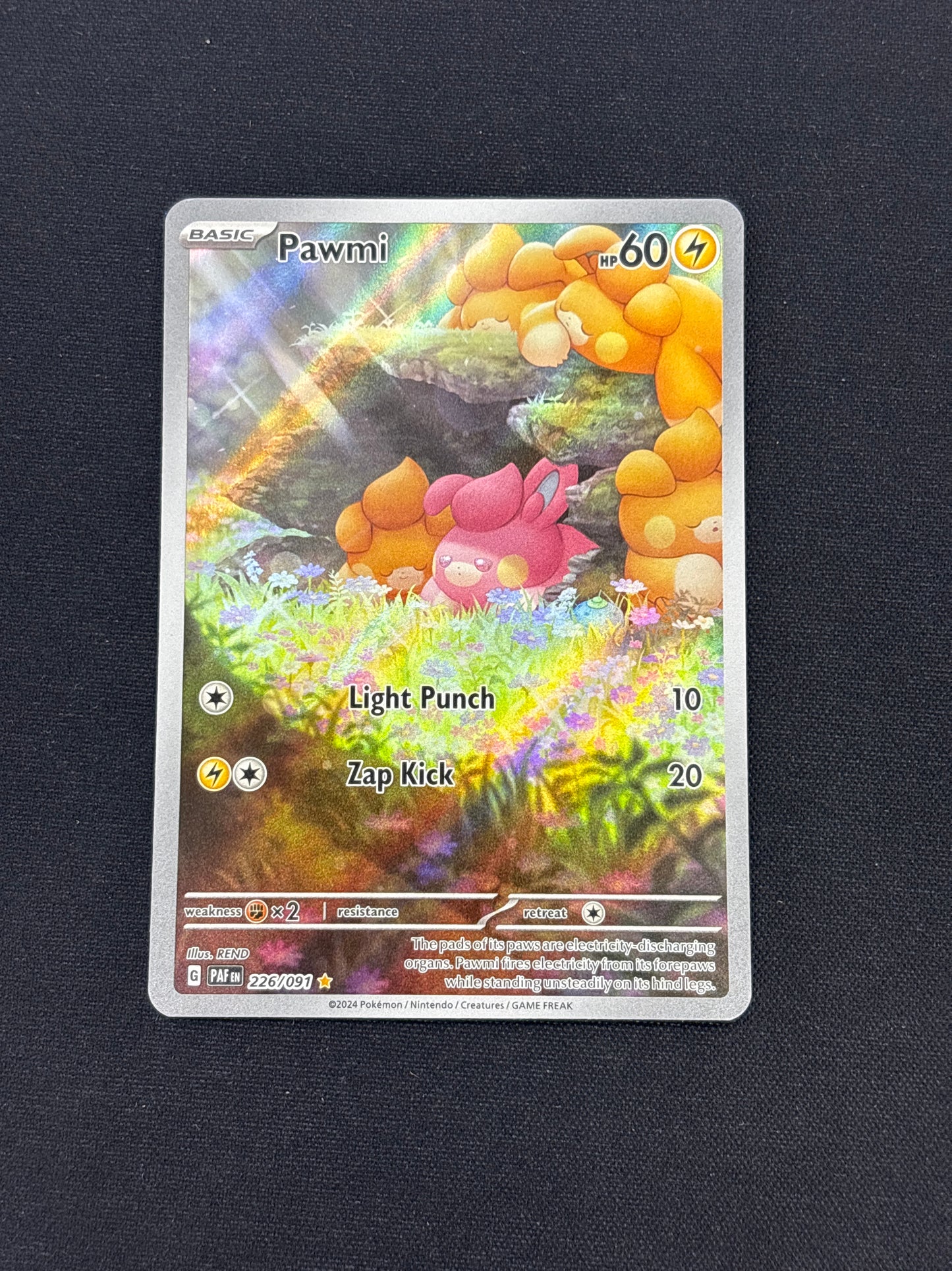 Auction Lot 187: Pokemon Card Pawmi Paldean Fates Conditions Vary